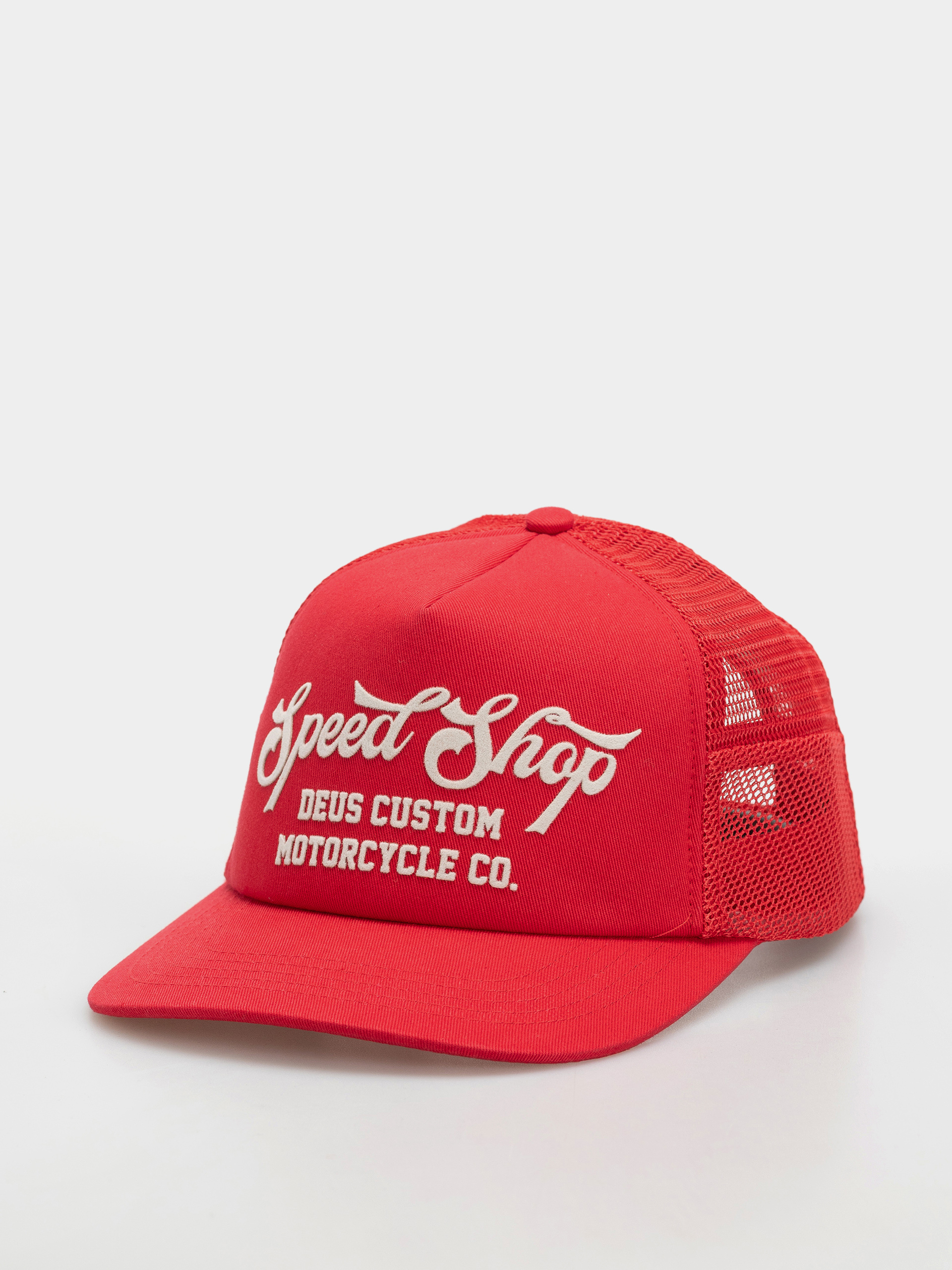 Šiltovka Deus Ex Machina Welcome Trucker (cherry red)