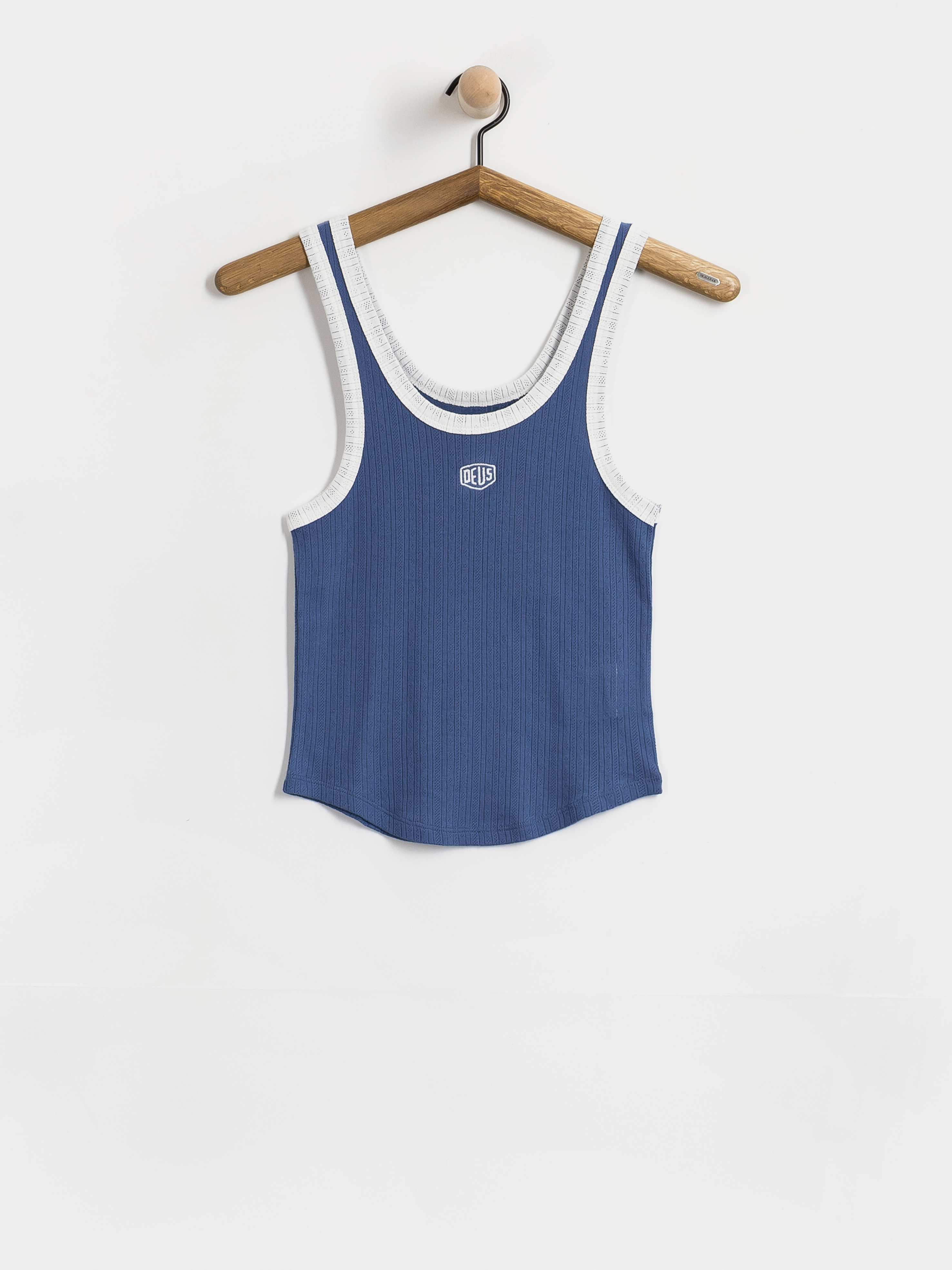 Tričko Deus Ex Machina June Pointelle Shield Wmn (pageant blue)