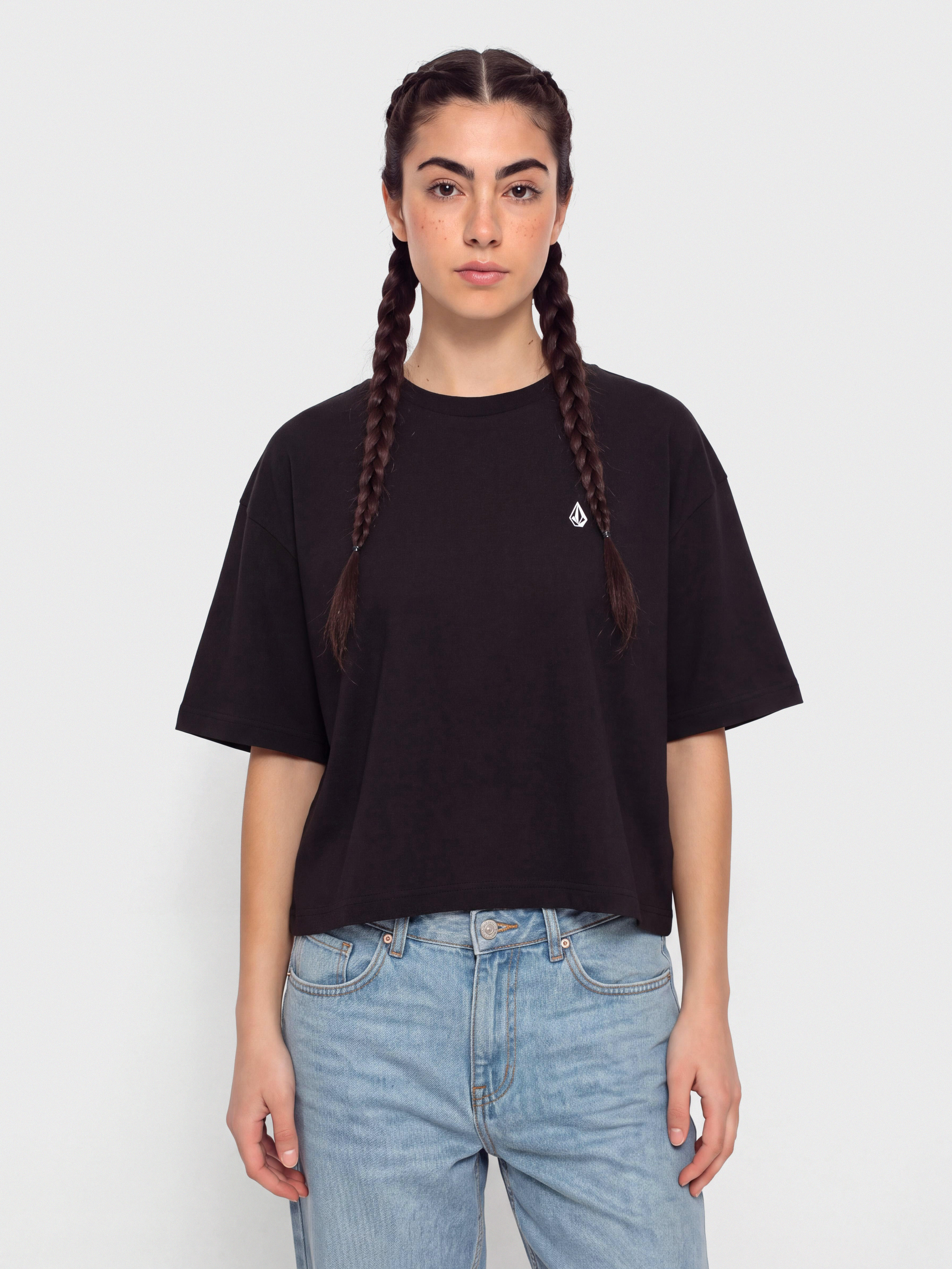 Tričko Volcom Stone Blanks Up Wmn (black)