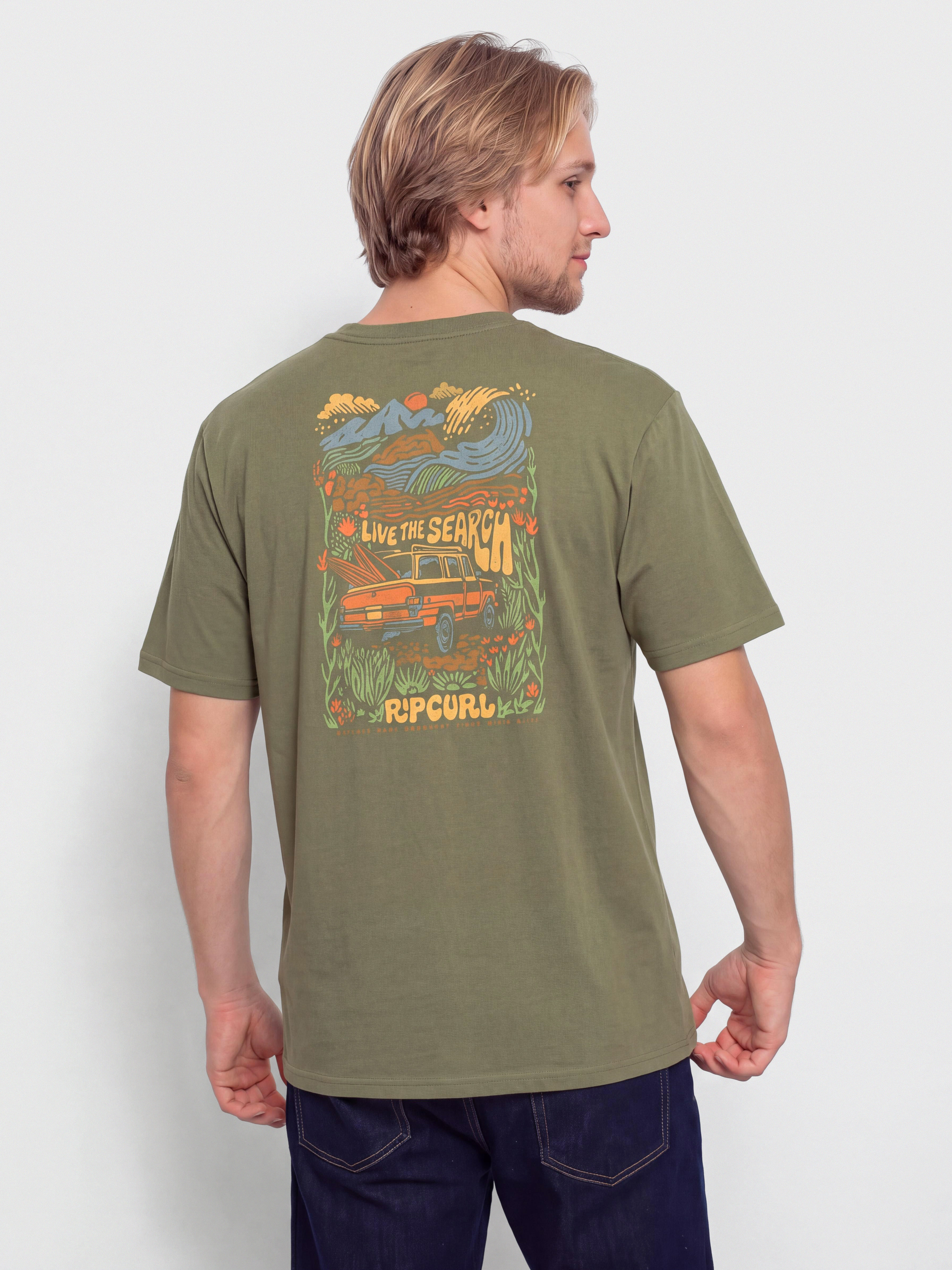 Tričko Rip Curl Surf Trip (surplus green)