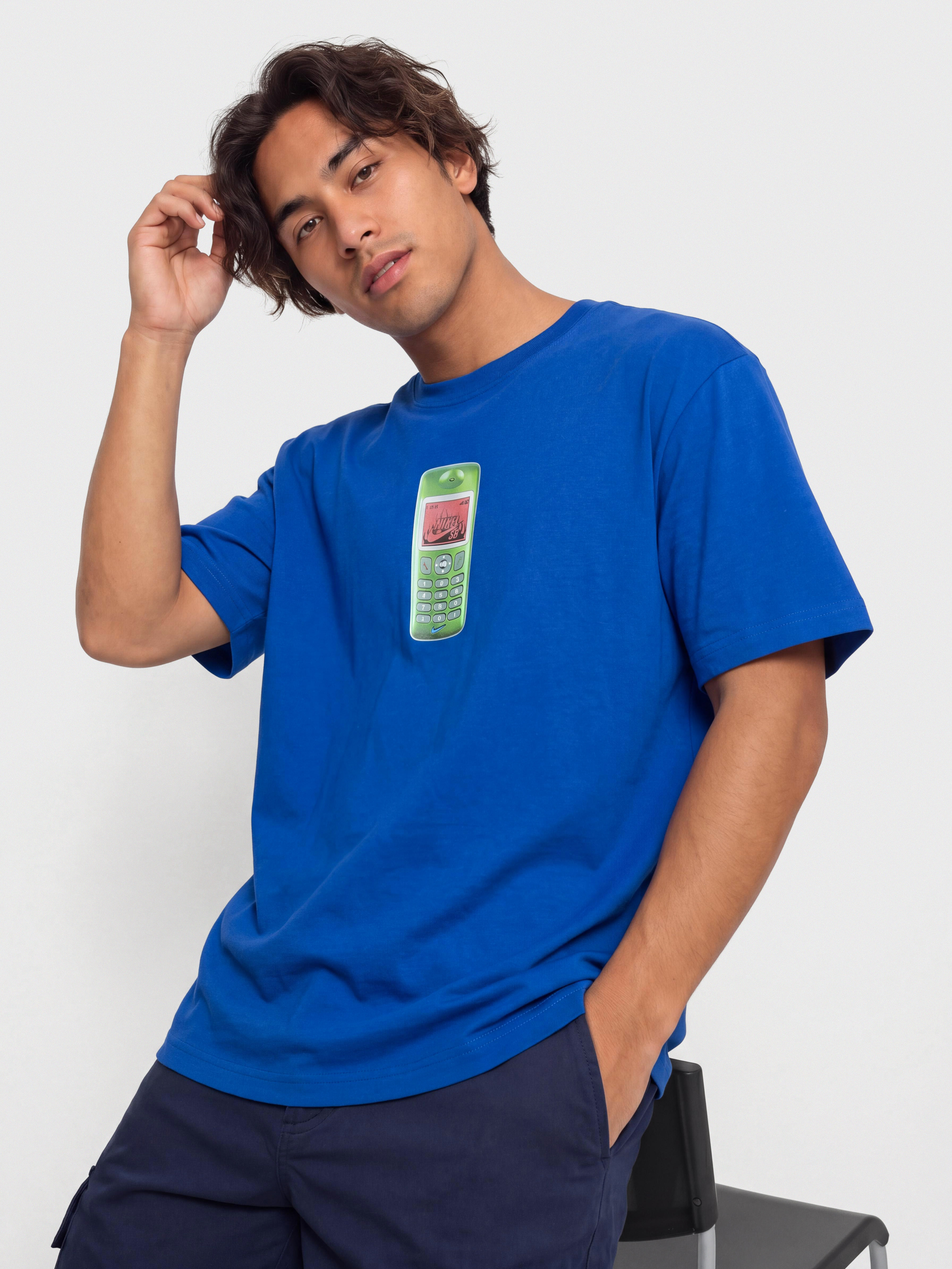 Tričko Nike SB Phone (old royal)