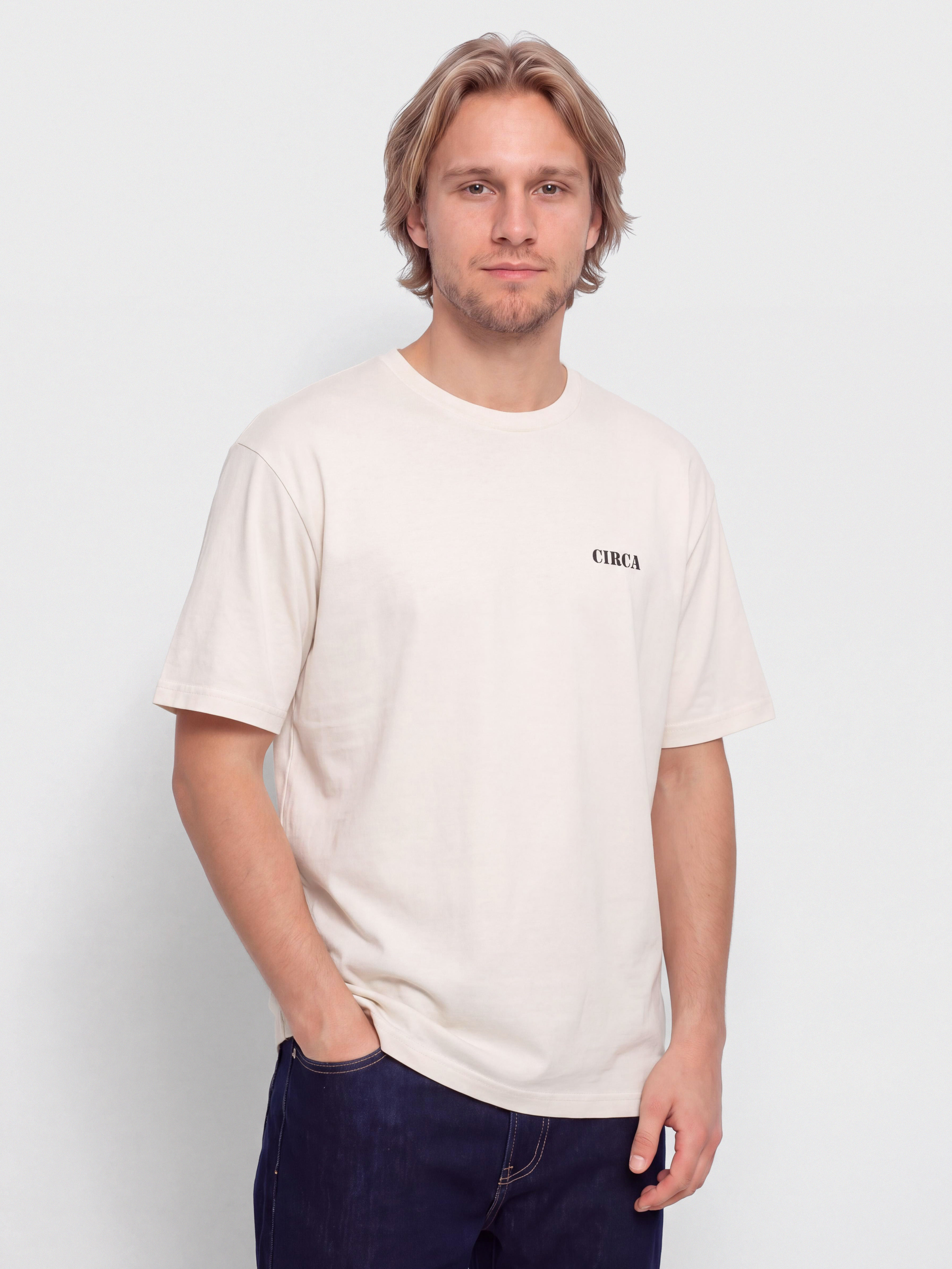 Tričko Circa Till Death (vintage white)