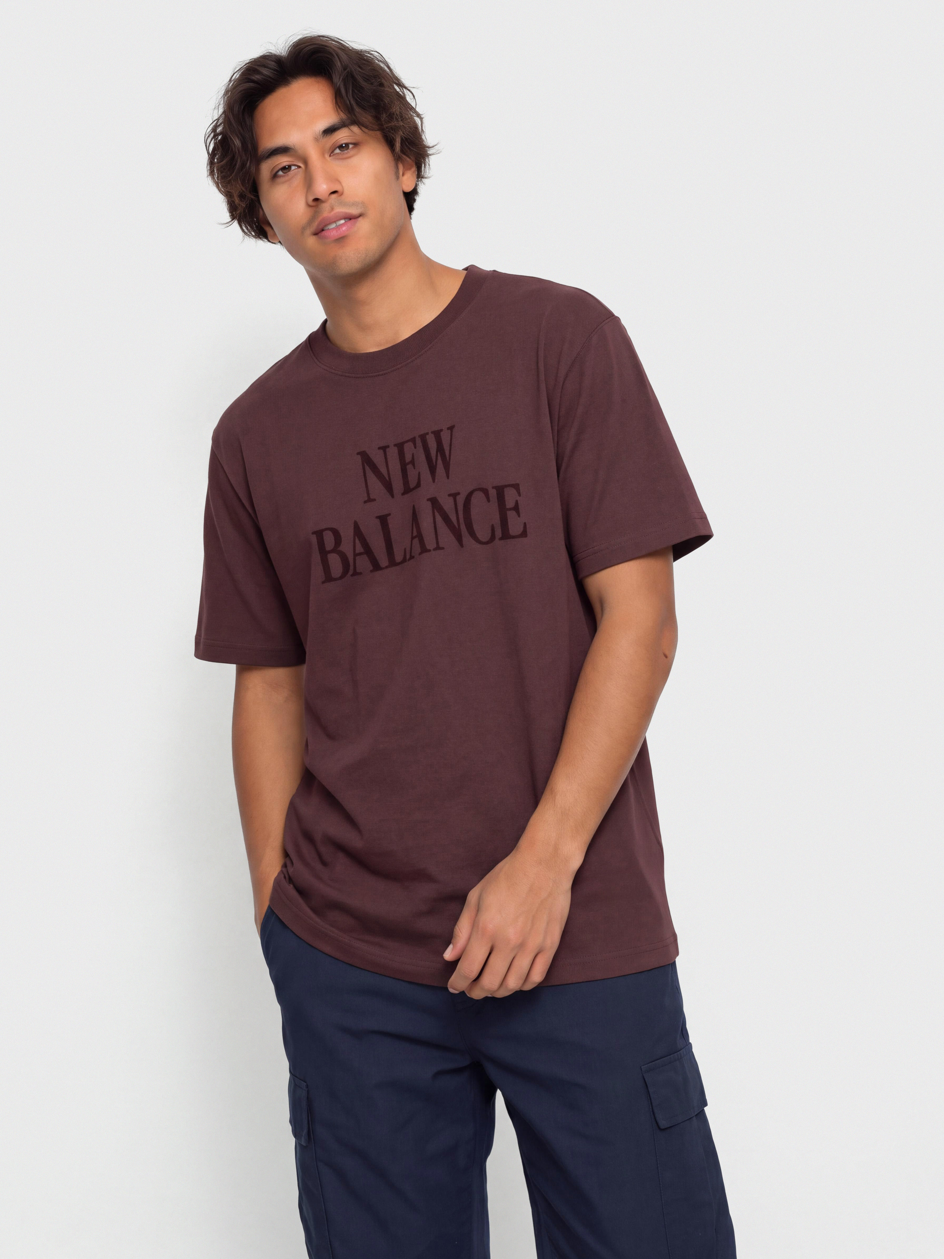 Tričko New Balance Athletics Flocked Logo