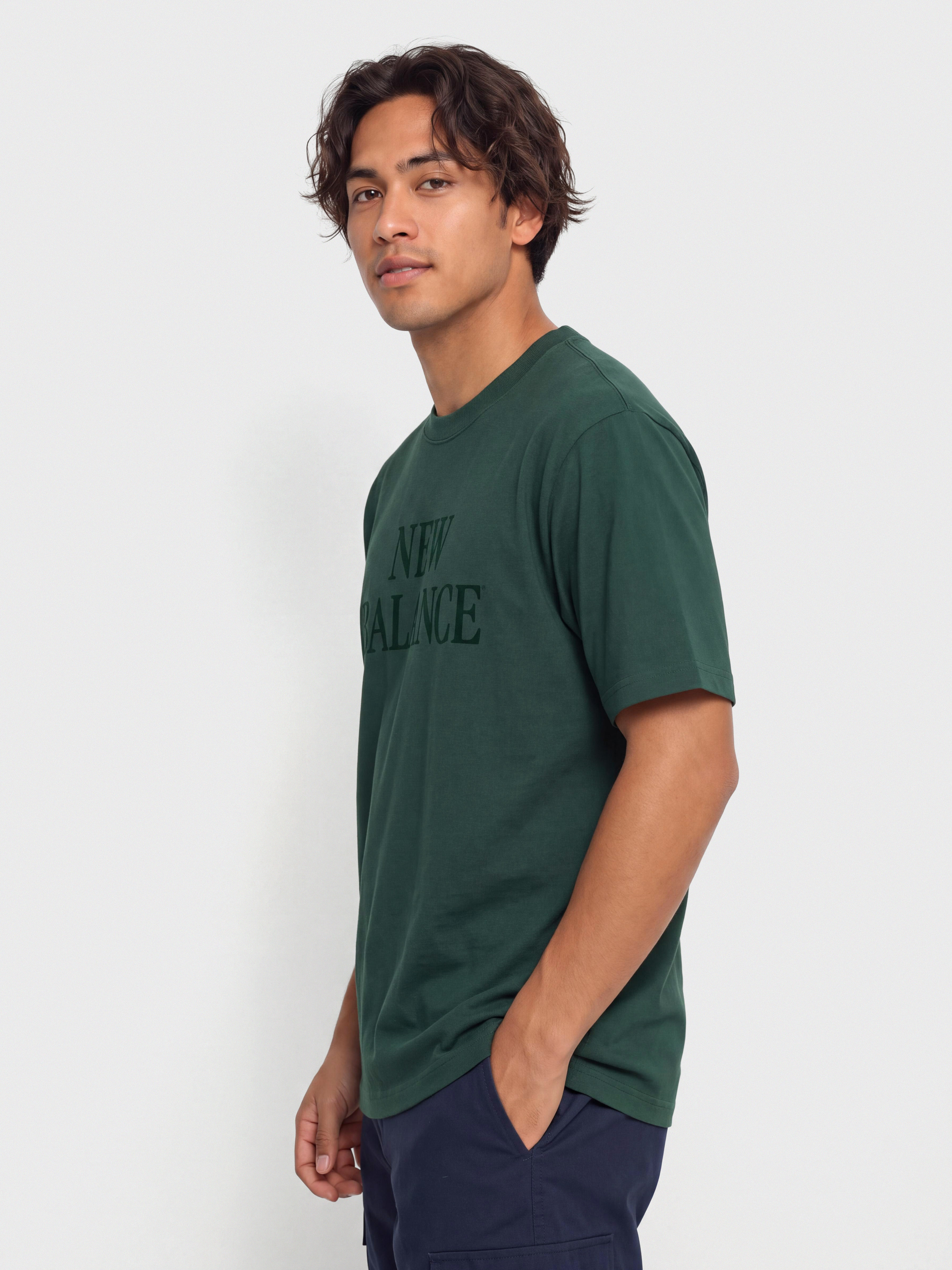 Tričko New Balance Athletics Flocked Logo