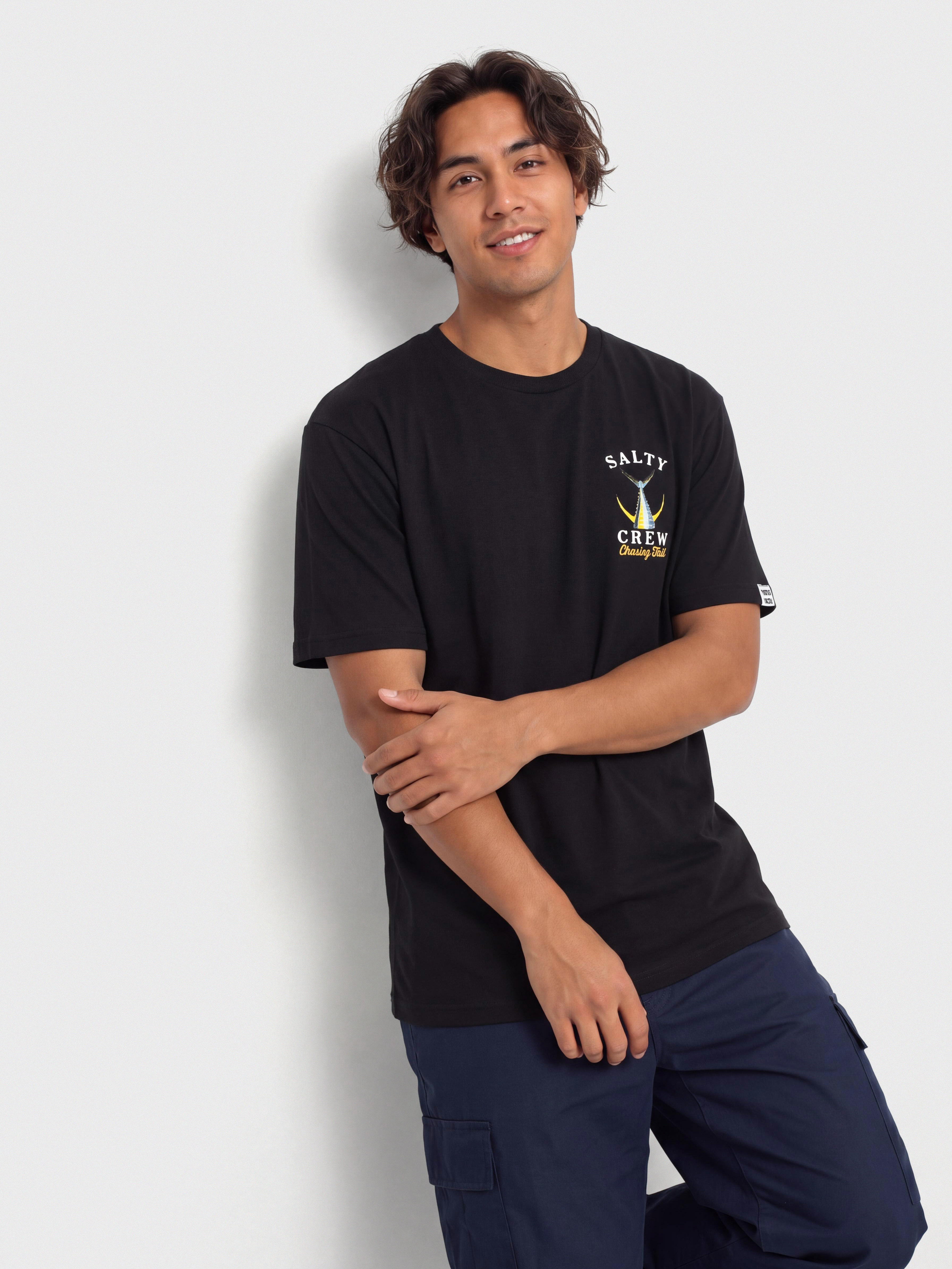 Tričko Salty Crew Tailed (black)