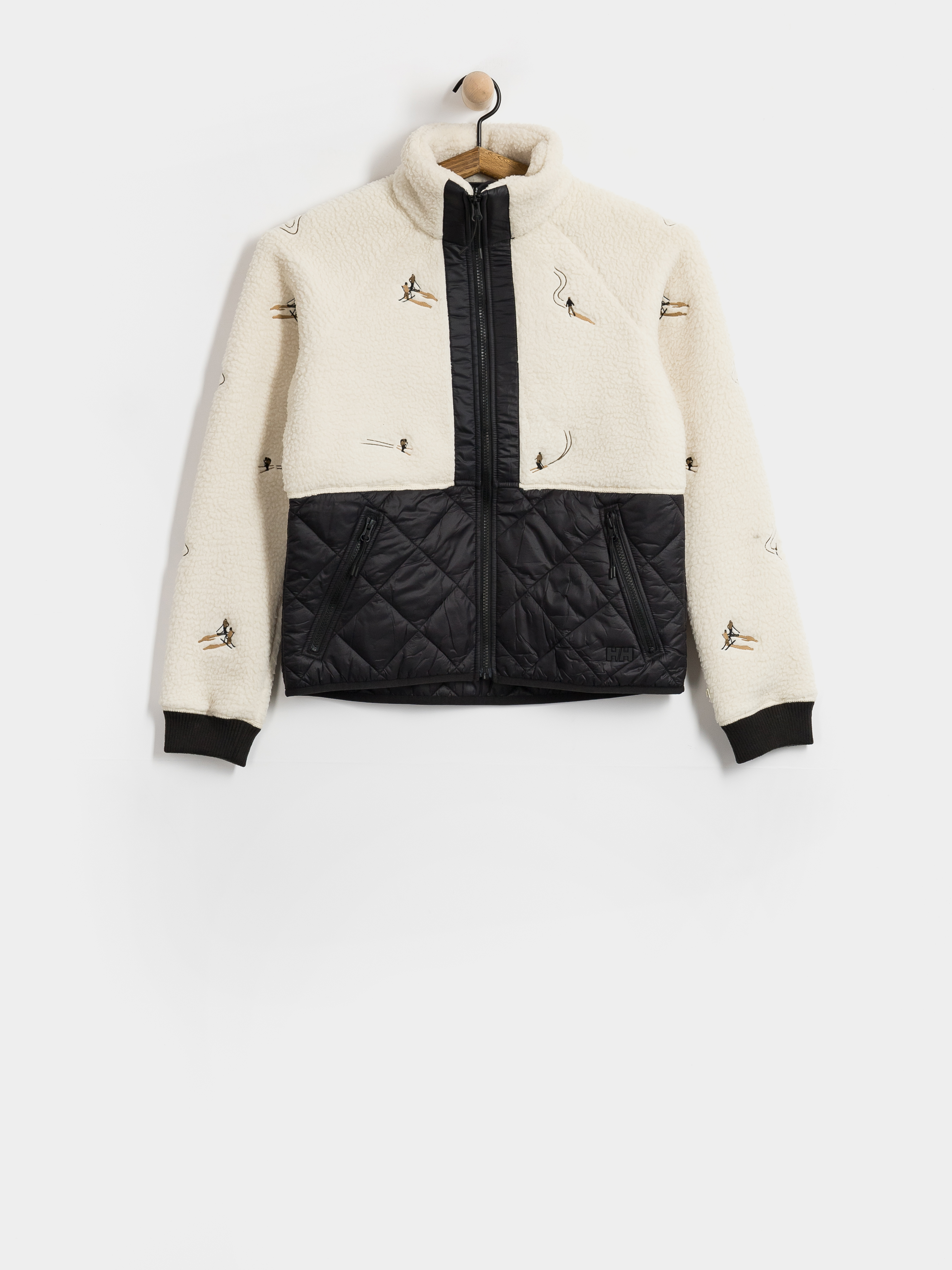 Bunda Helly Hansen Bliss Hybrid Wmn (cream skiers embroidery)