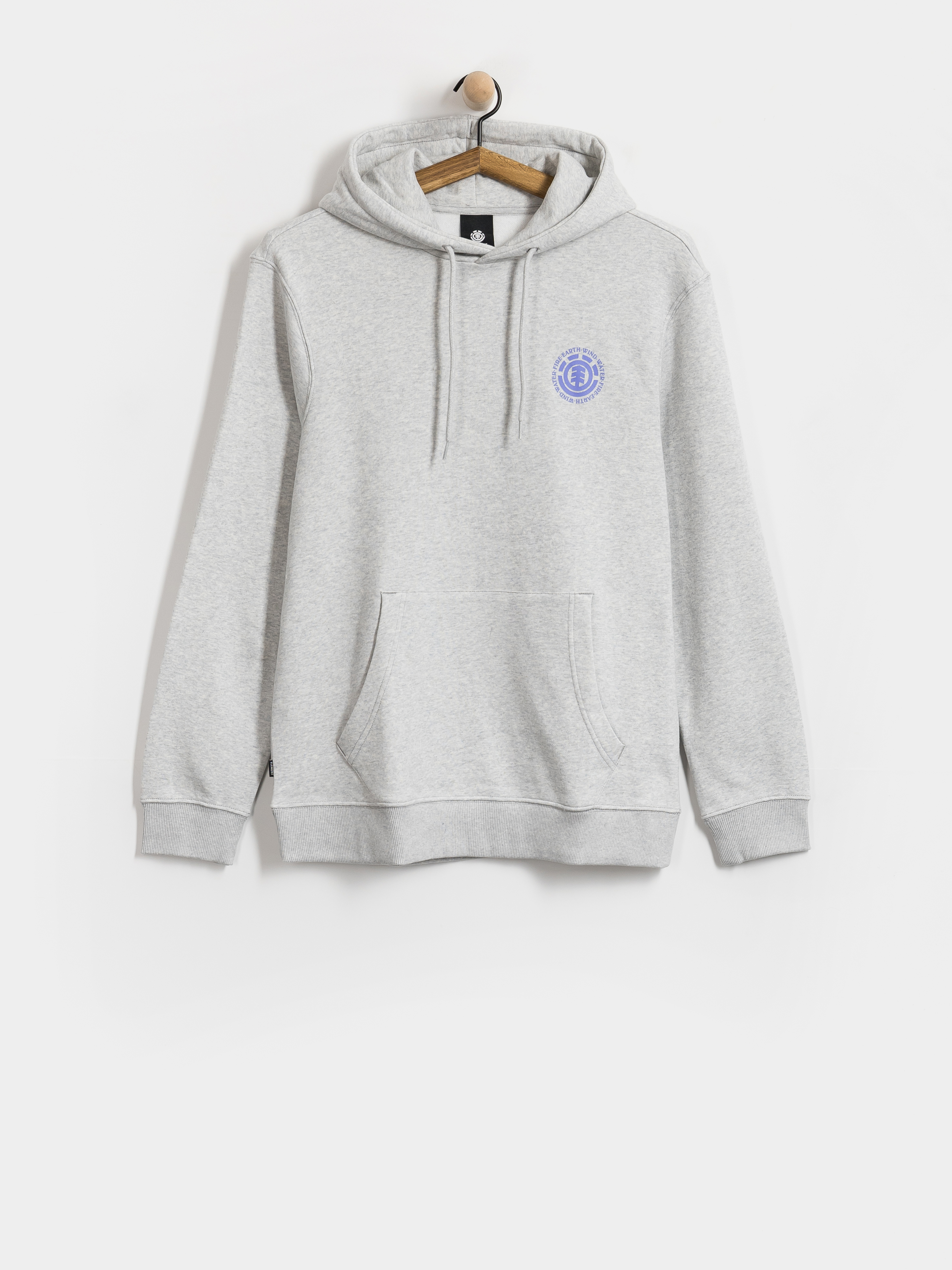 Mikina s kapucňou Element Seal Bp HD (mid grey heather)