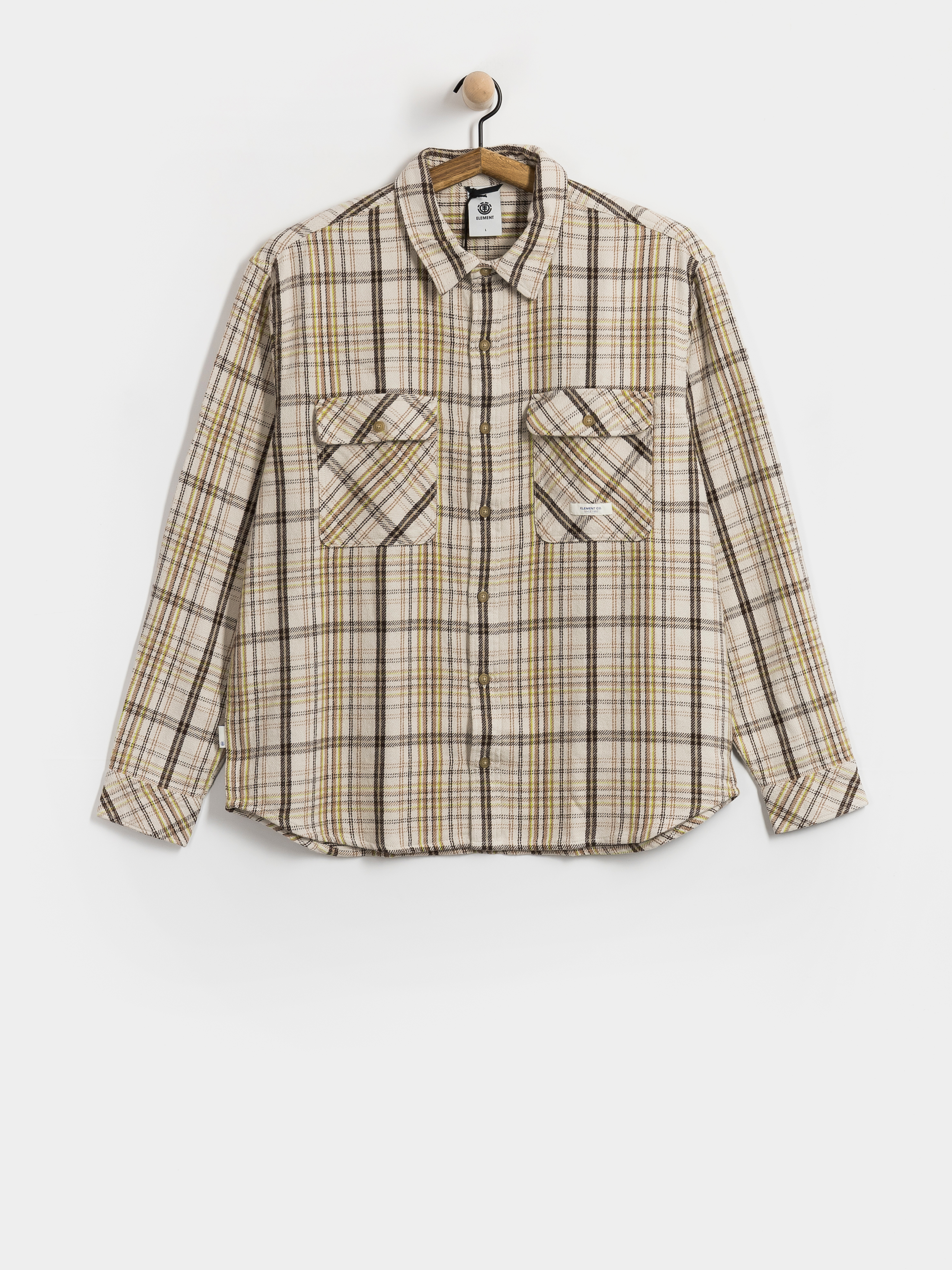 Košeľa Element Hueco 2Pkt Midweight (pumice/java plaid)