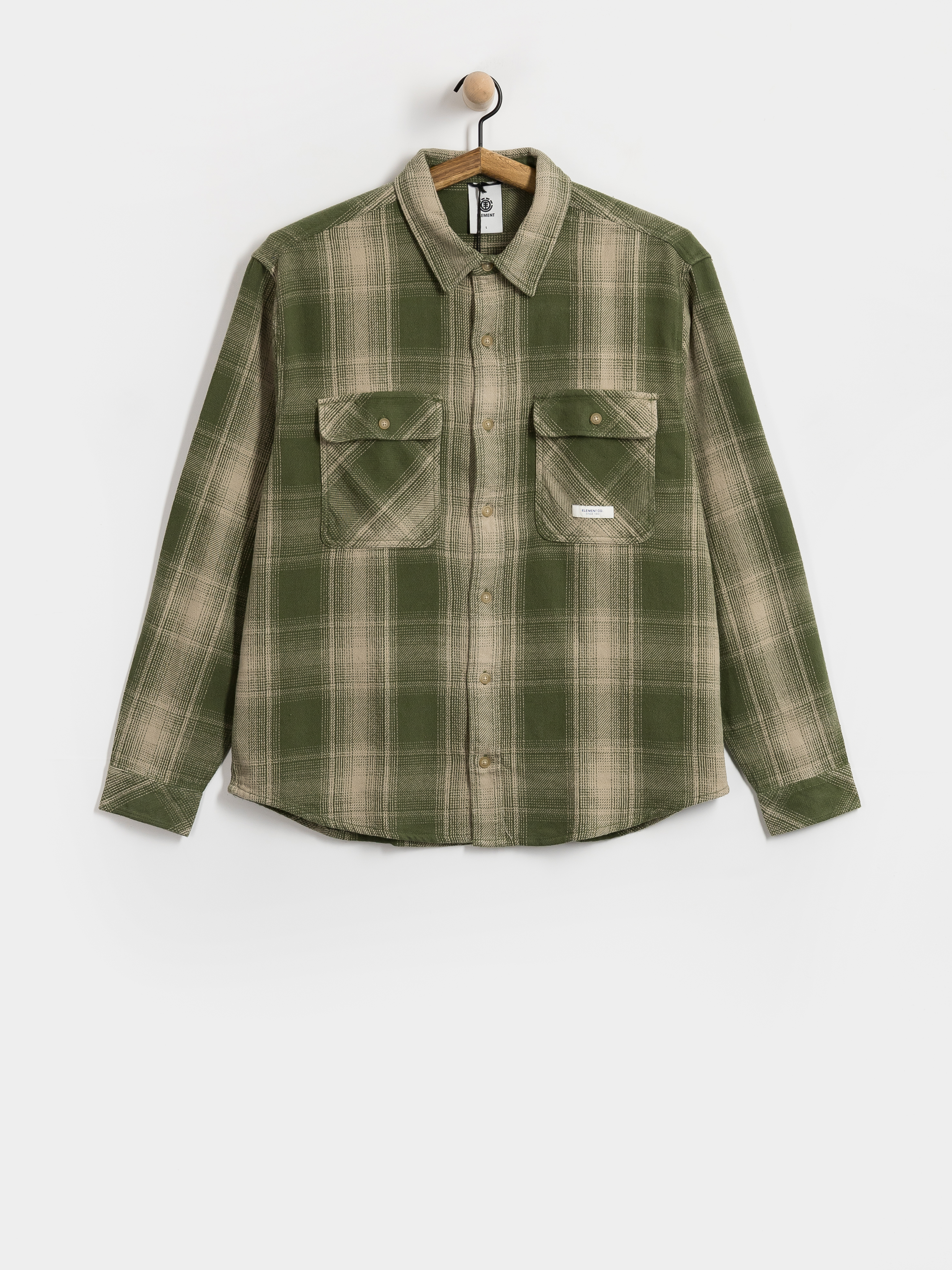 Košeľa Element Hueco 2Pkt Midweight (bronze green/aluminium)