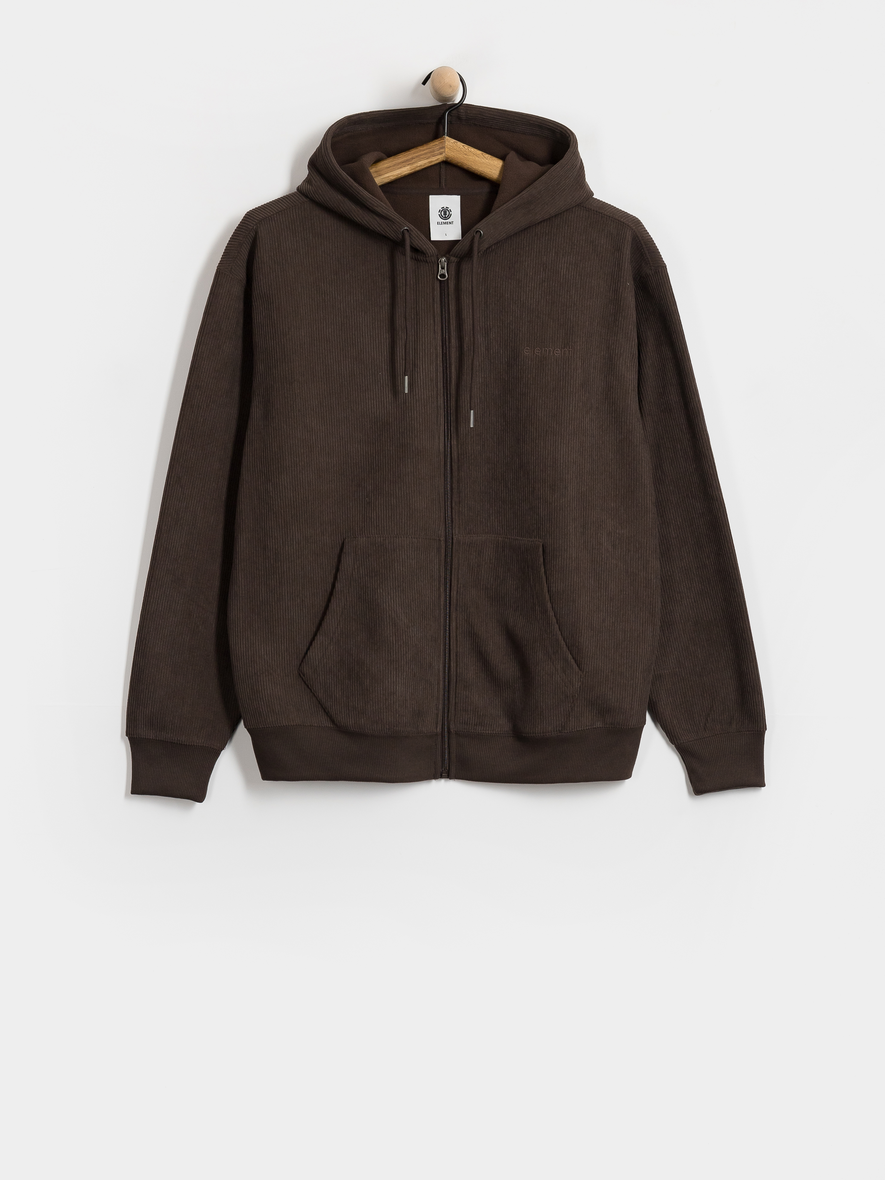 Mikina s kapucňou Element Lowcase Corduroy ZHD (java)