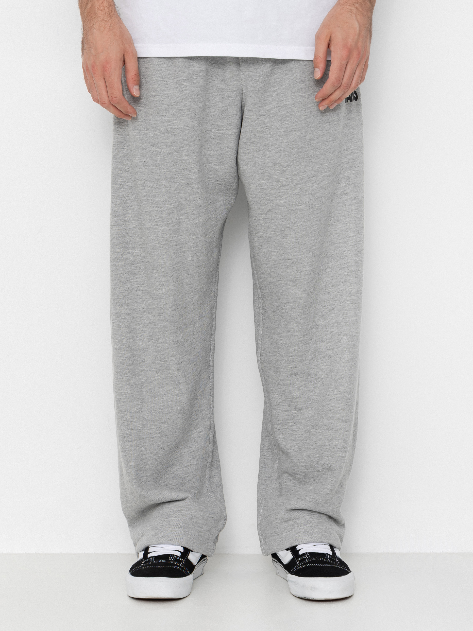 Nohavice Vans Stretch Logo Straight Leg (cement heather)