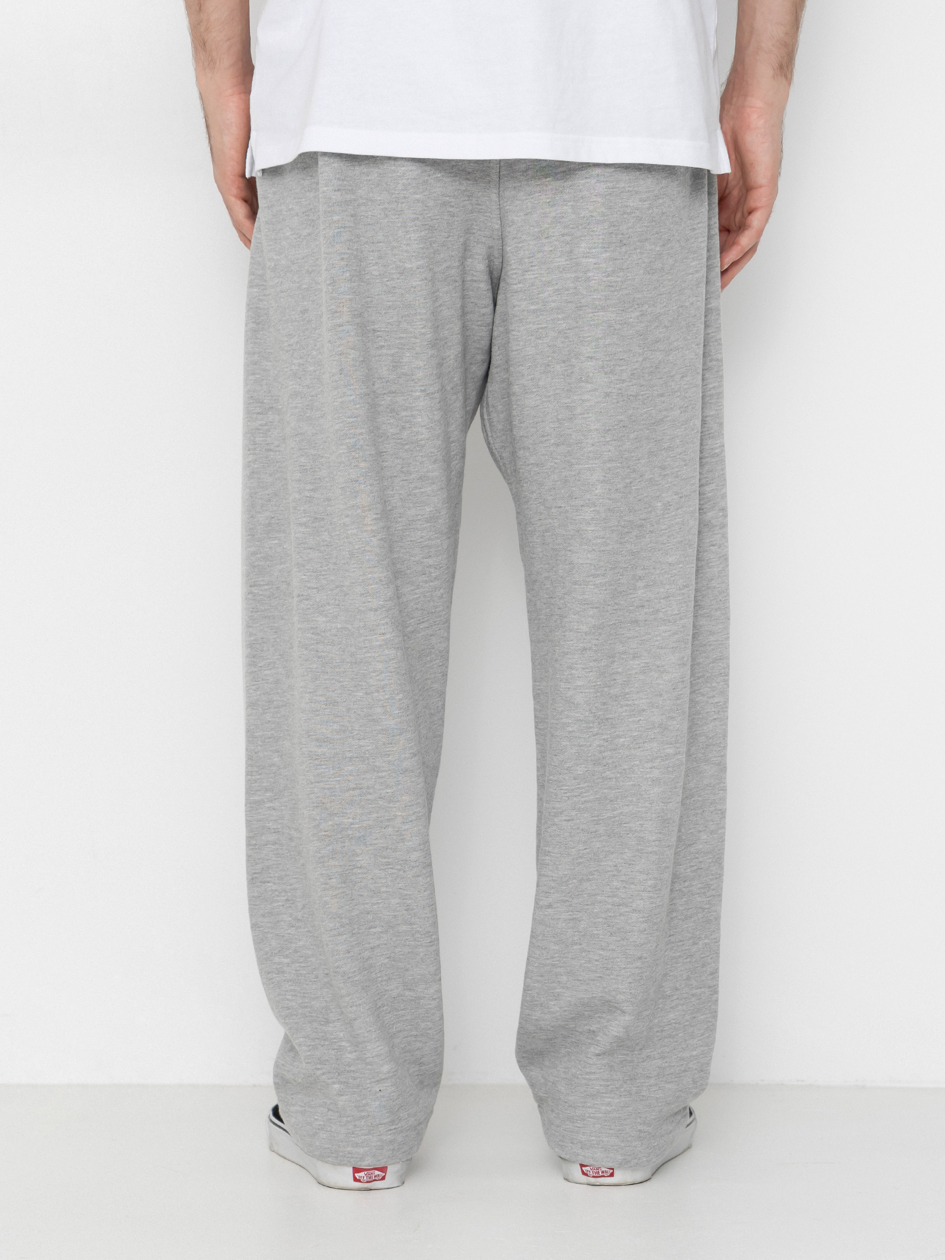 Nohavice Vans Stretch Logo Straight Leg (cement heather)