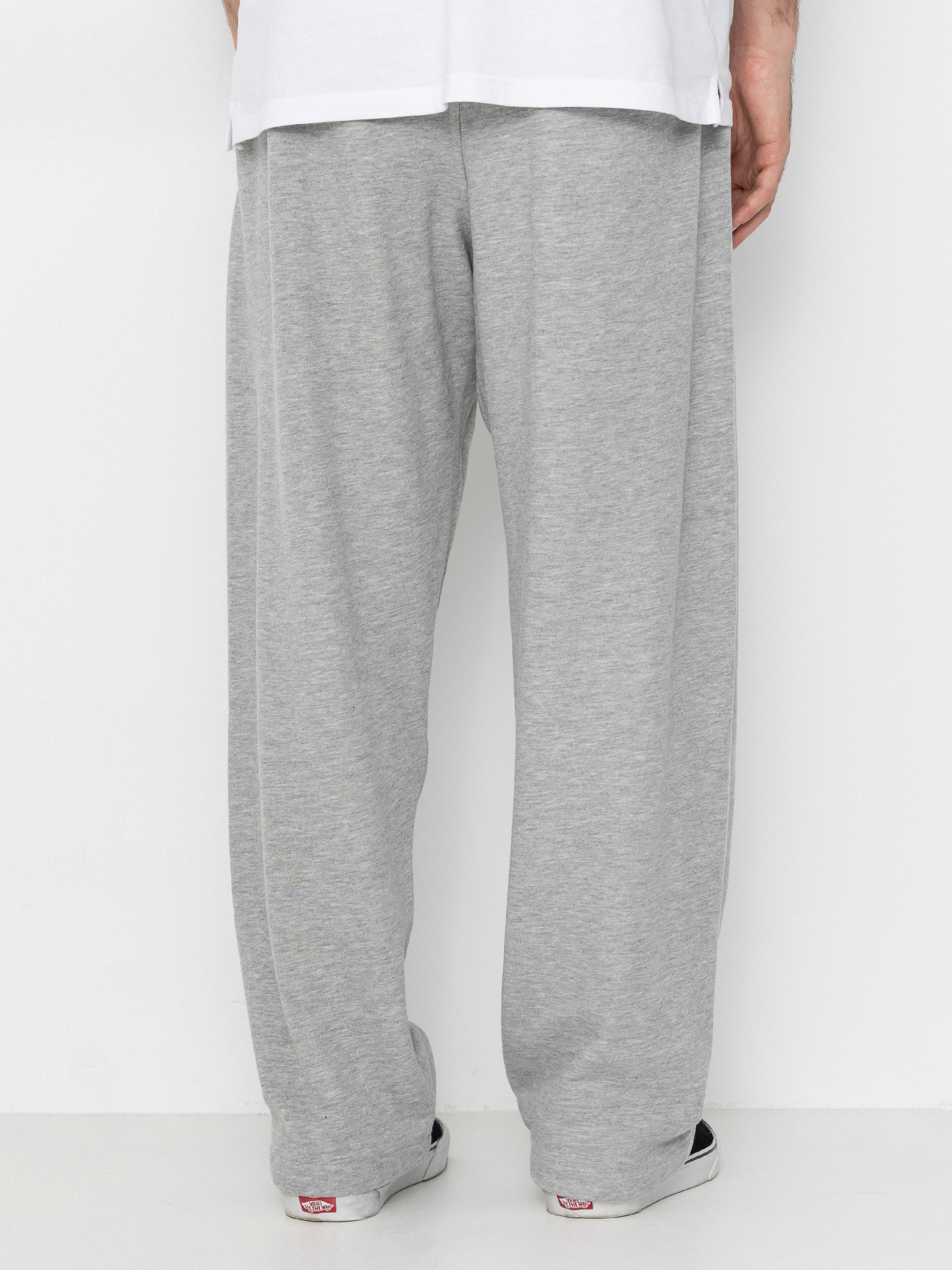 Nohavice Vans Stretch Logo Straight Leg (cement heather)