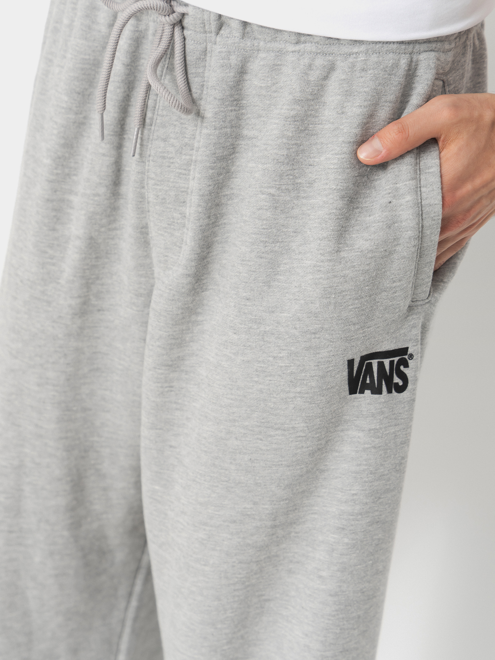 Nohavice Vans Stretch Logo Straight Leg (cement heather)