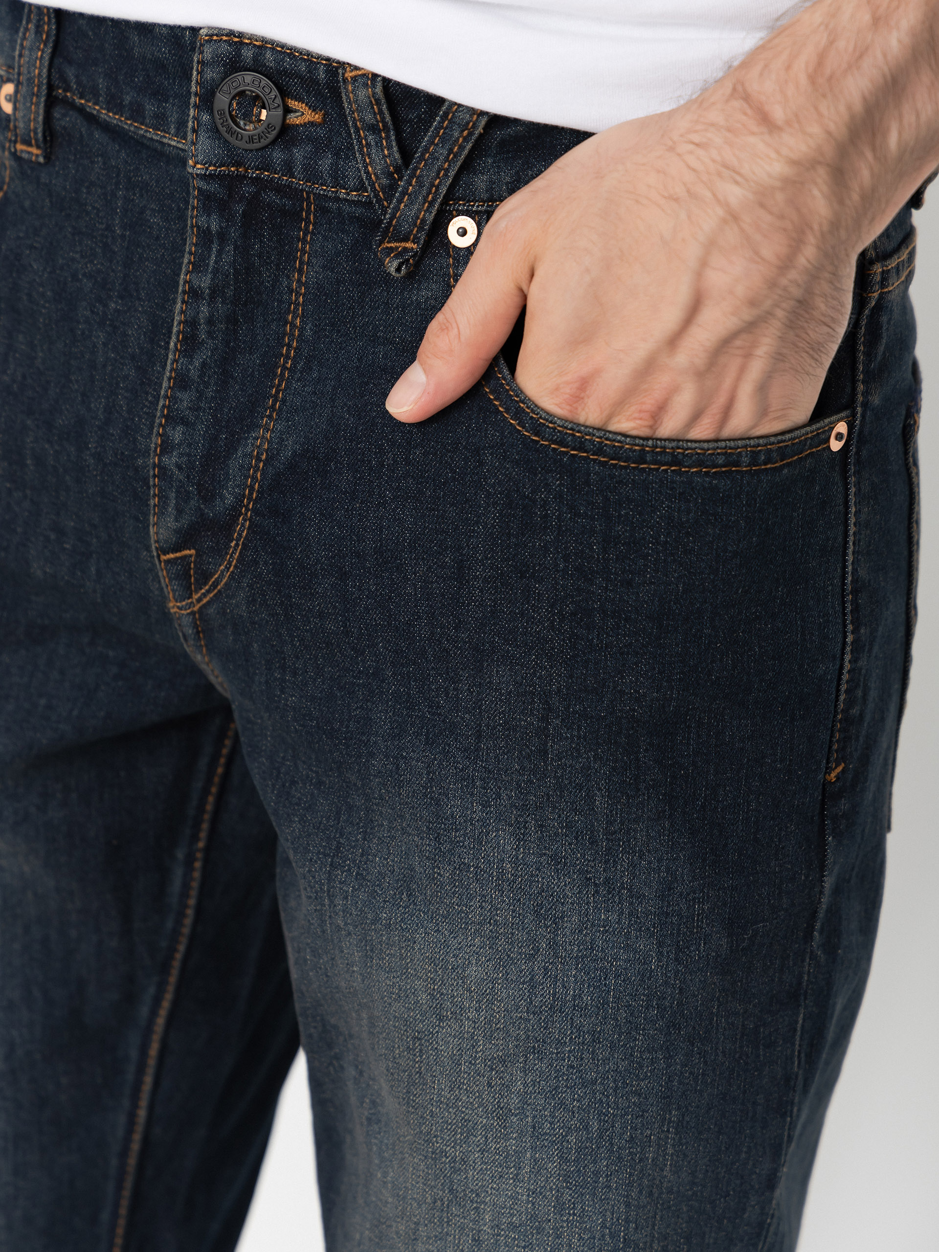 Nohavice Volcom Vorta Denim (new vintage blue)