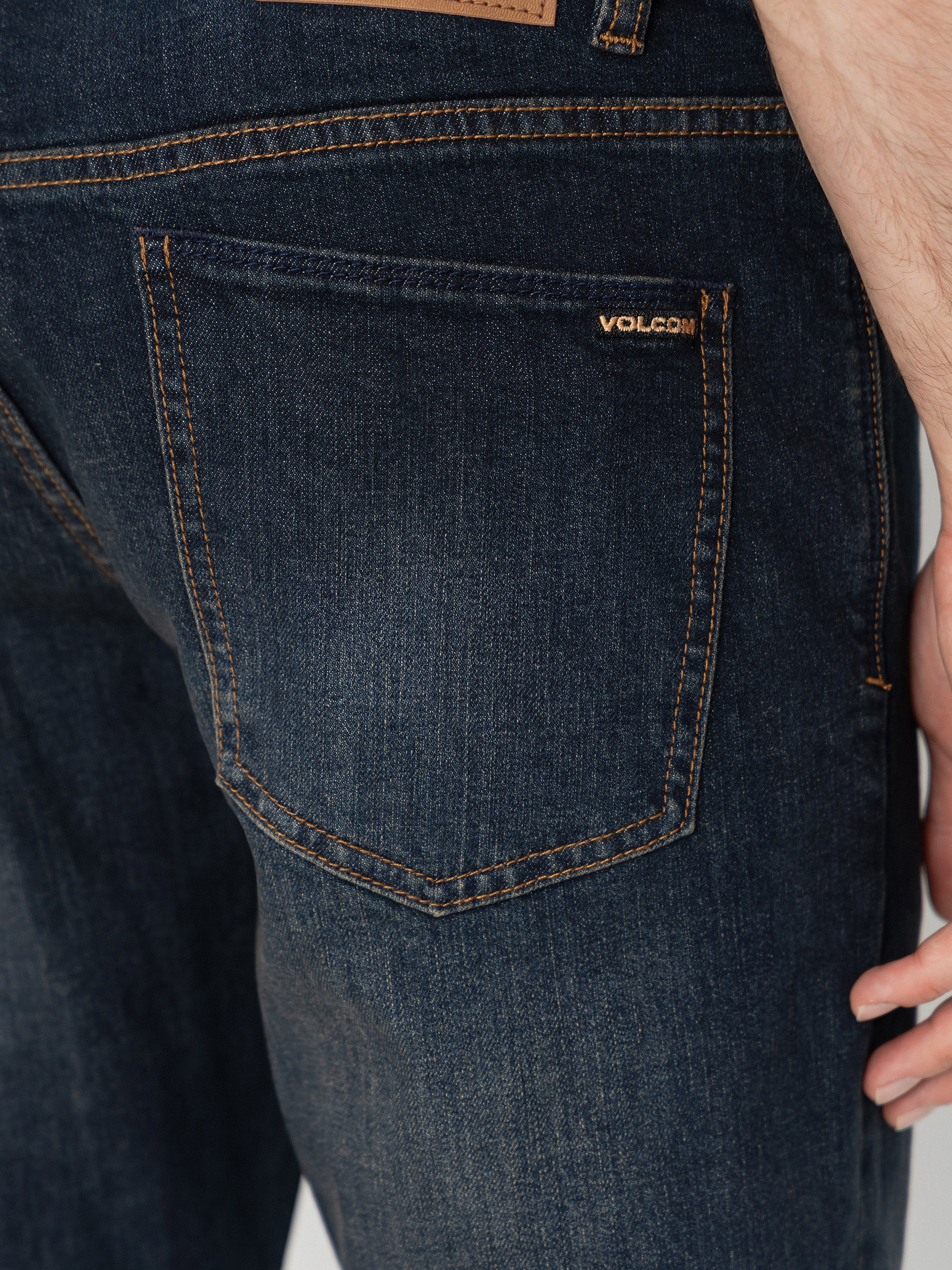 Nohavice Volcom Vorta Denim (new vintage blue)