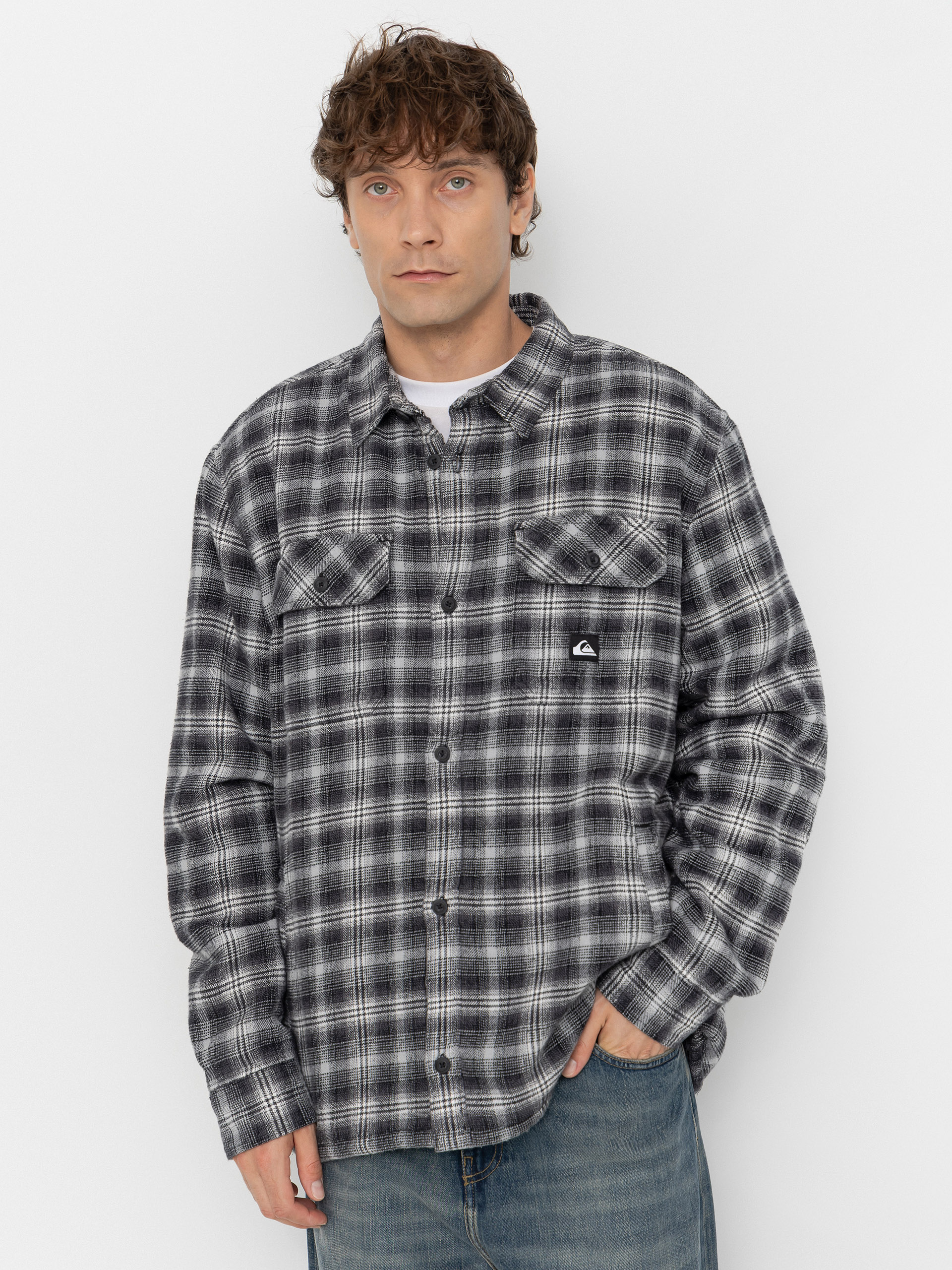 Košeľa Quiksilver Venture Sherpa (black venture)