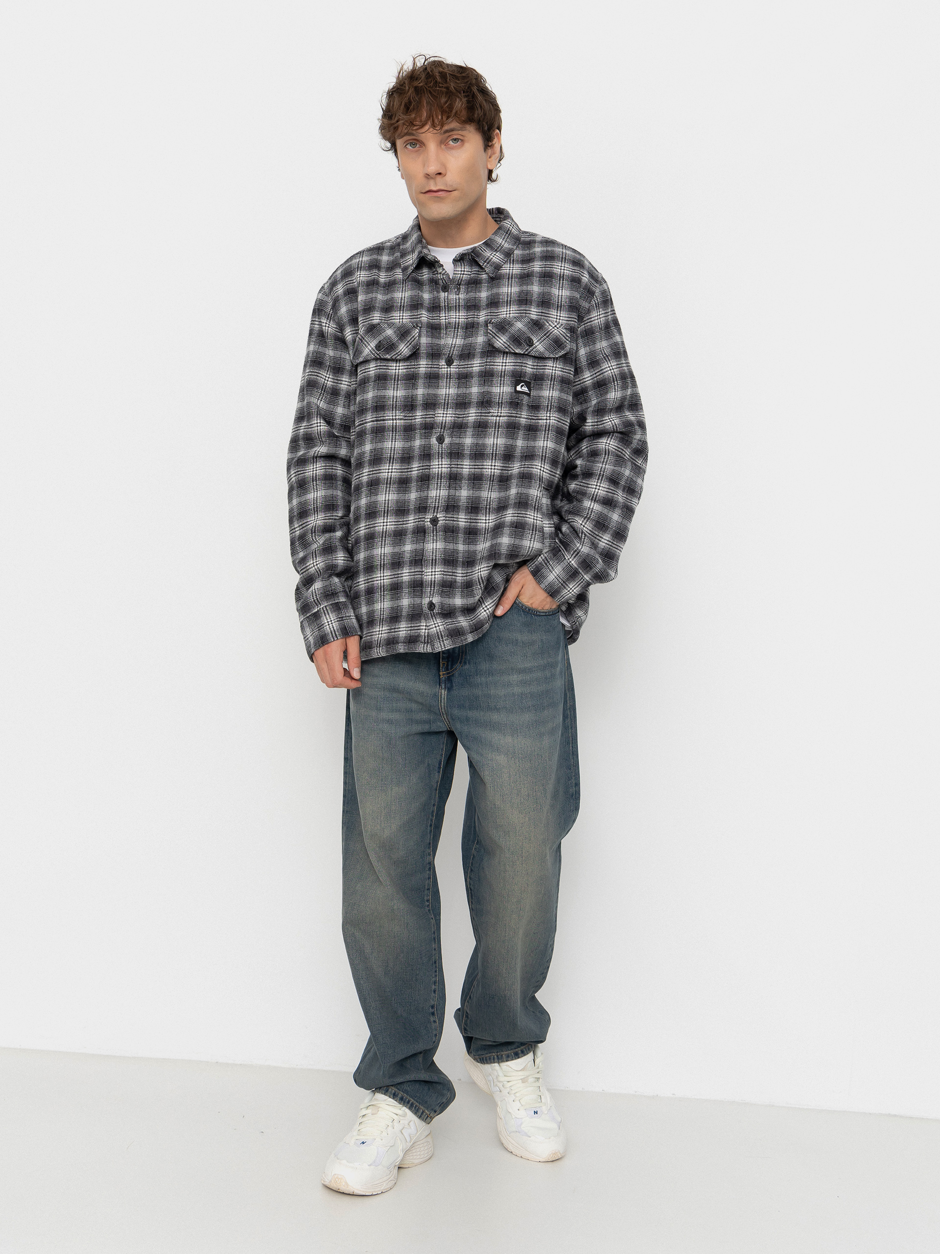Košeľa Quiksilver Venture Sherpa (black venture)