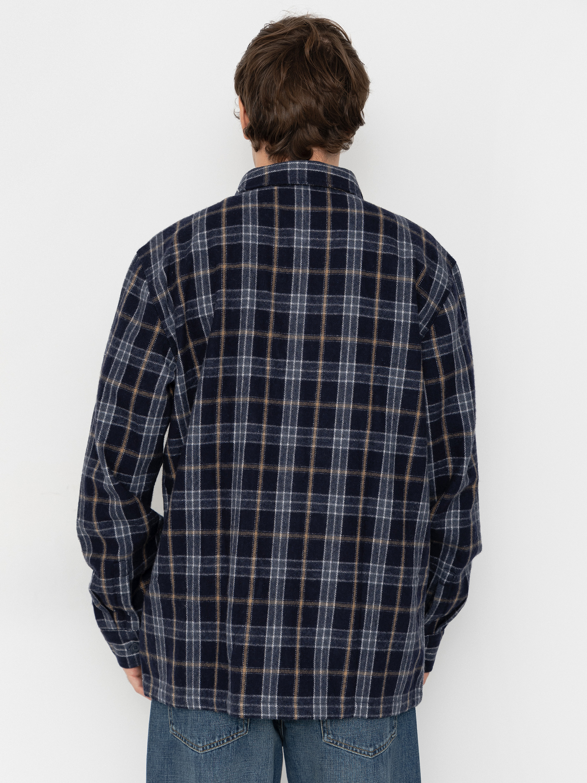 Košeľa Quiksilver Diamond Wool (dark navy diamond check)