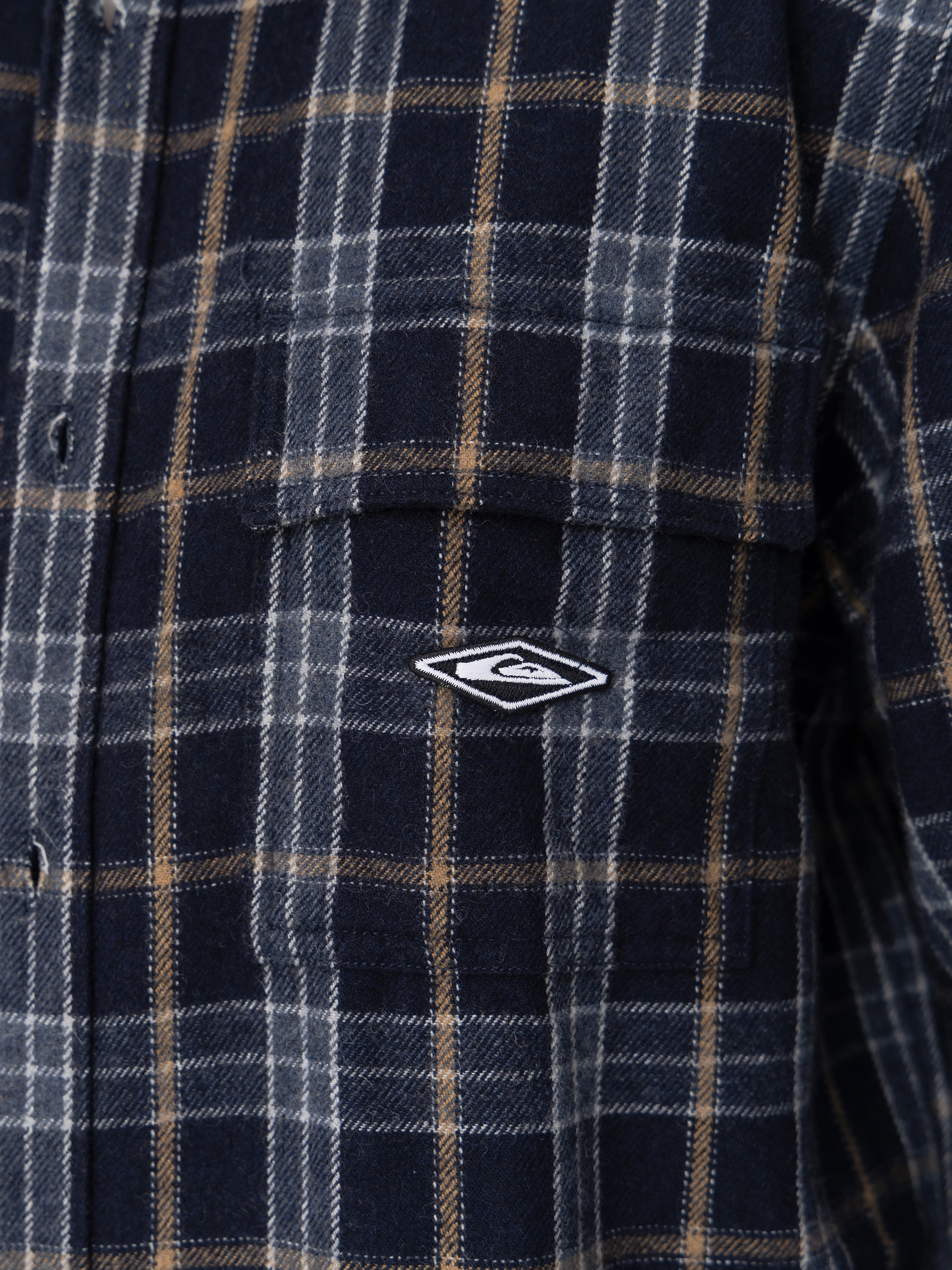 Košeľa Quiksilver Diamond Wool (dark navy diamond check)