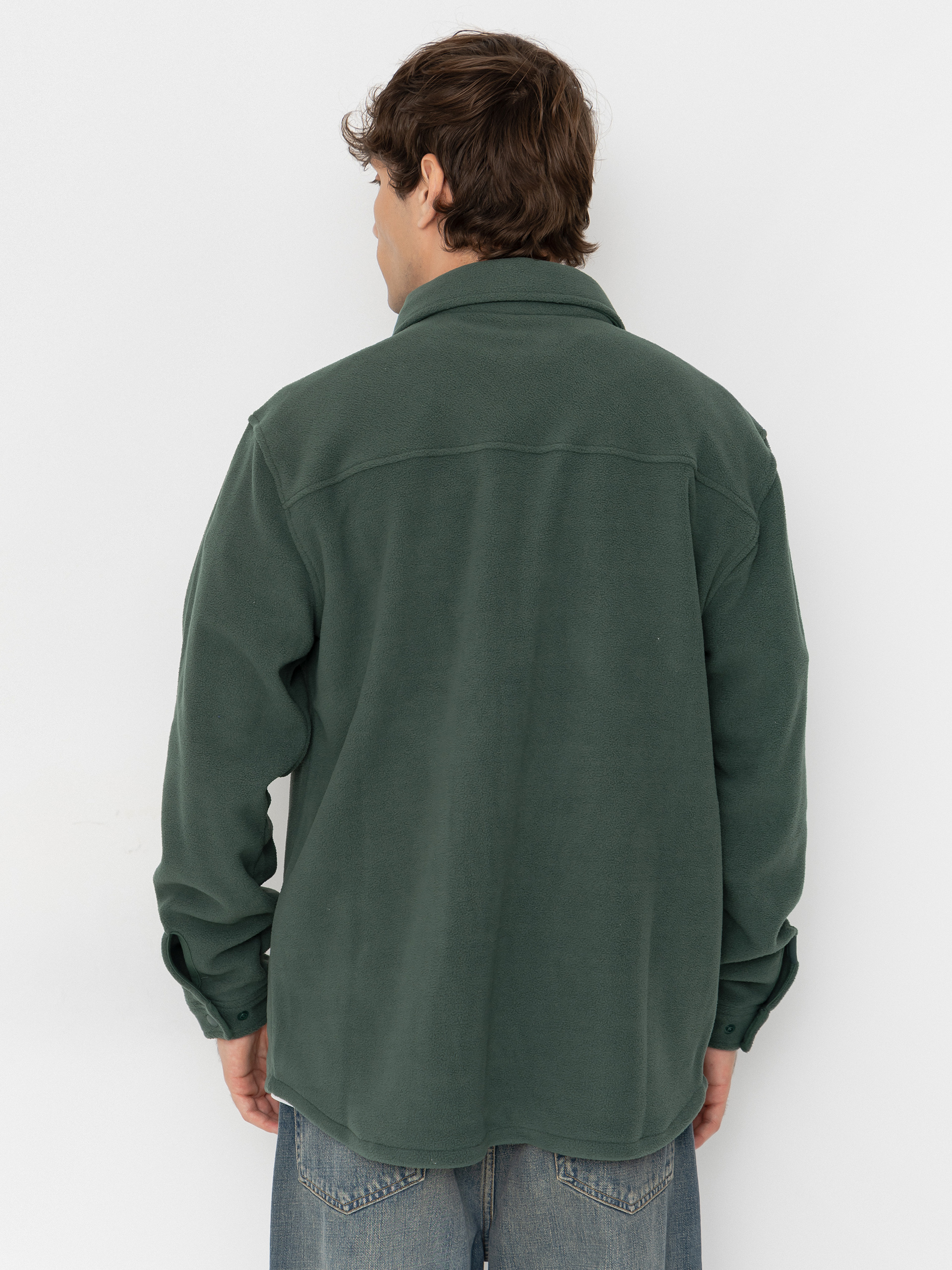 Pánsky Flísová mikina Quiksilver Venture Polar Fleece Shirt (forest)