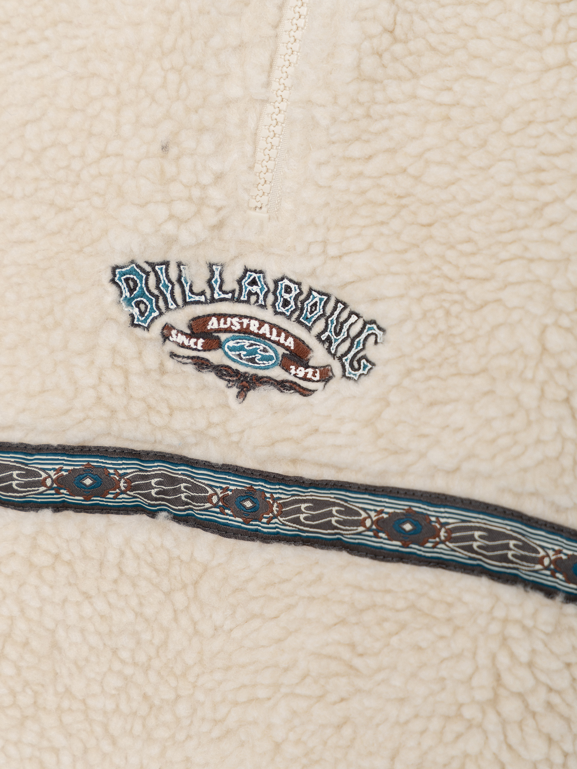 Pánsky Flísová mikina Billabong Tombstone Half Zip (oatmeal)