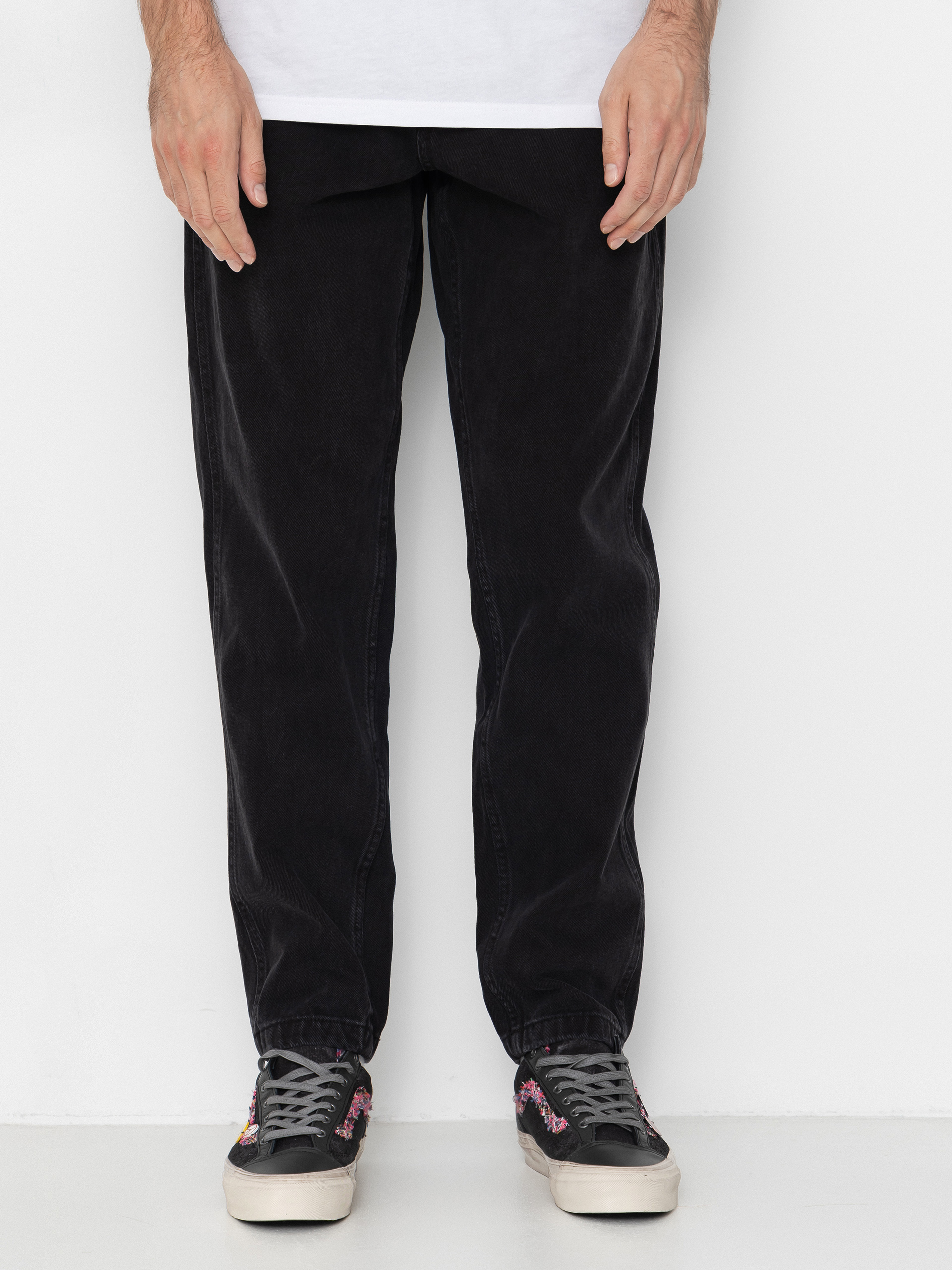 Nohavice Karl Kani Small Signature Tapered Five Pocket Denim