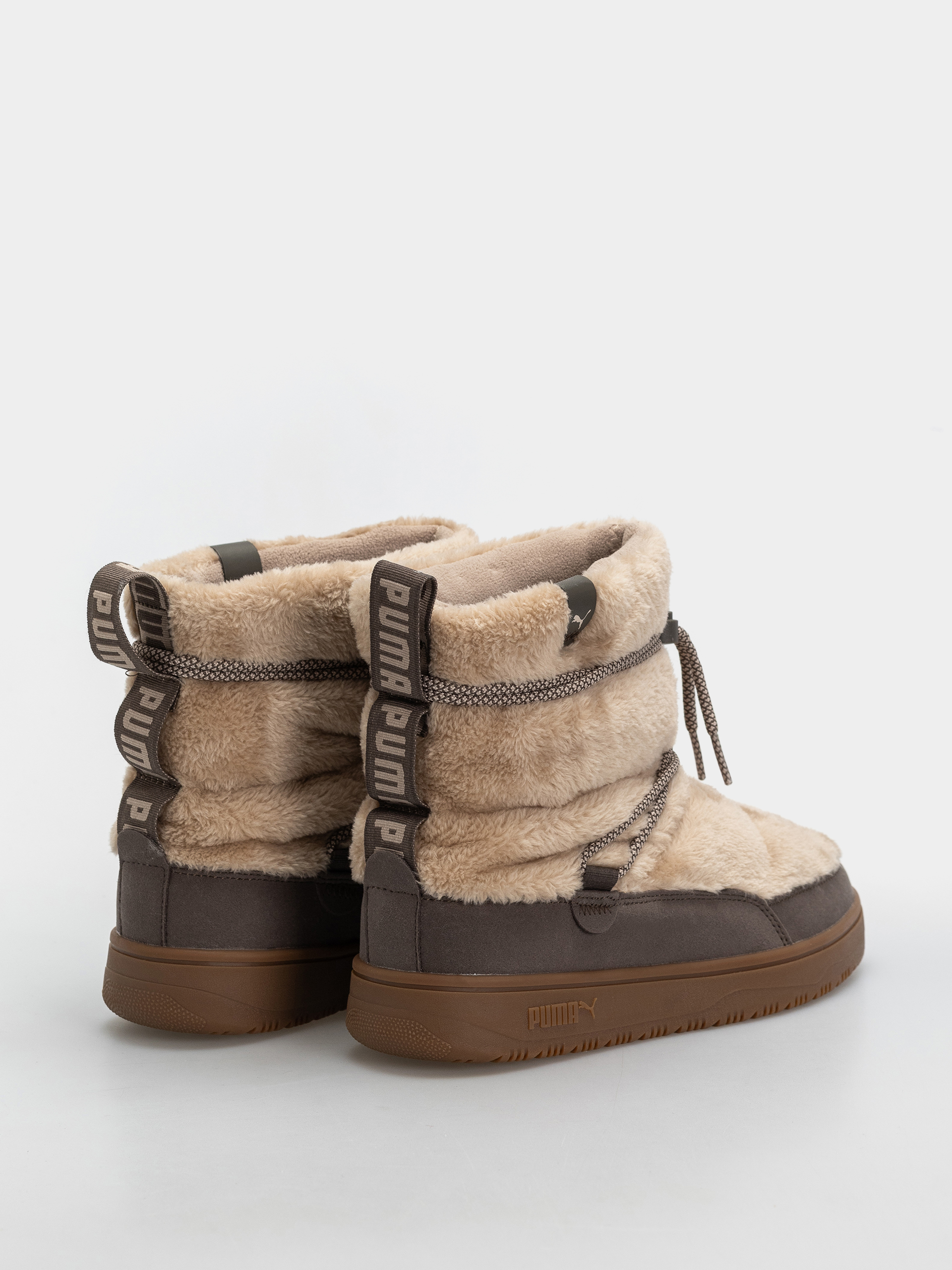 Topánky Puma Snowbae Suede Wmn (birch/matte bronze)