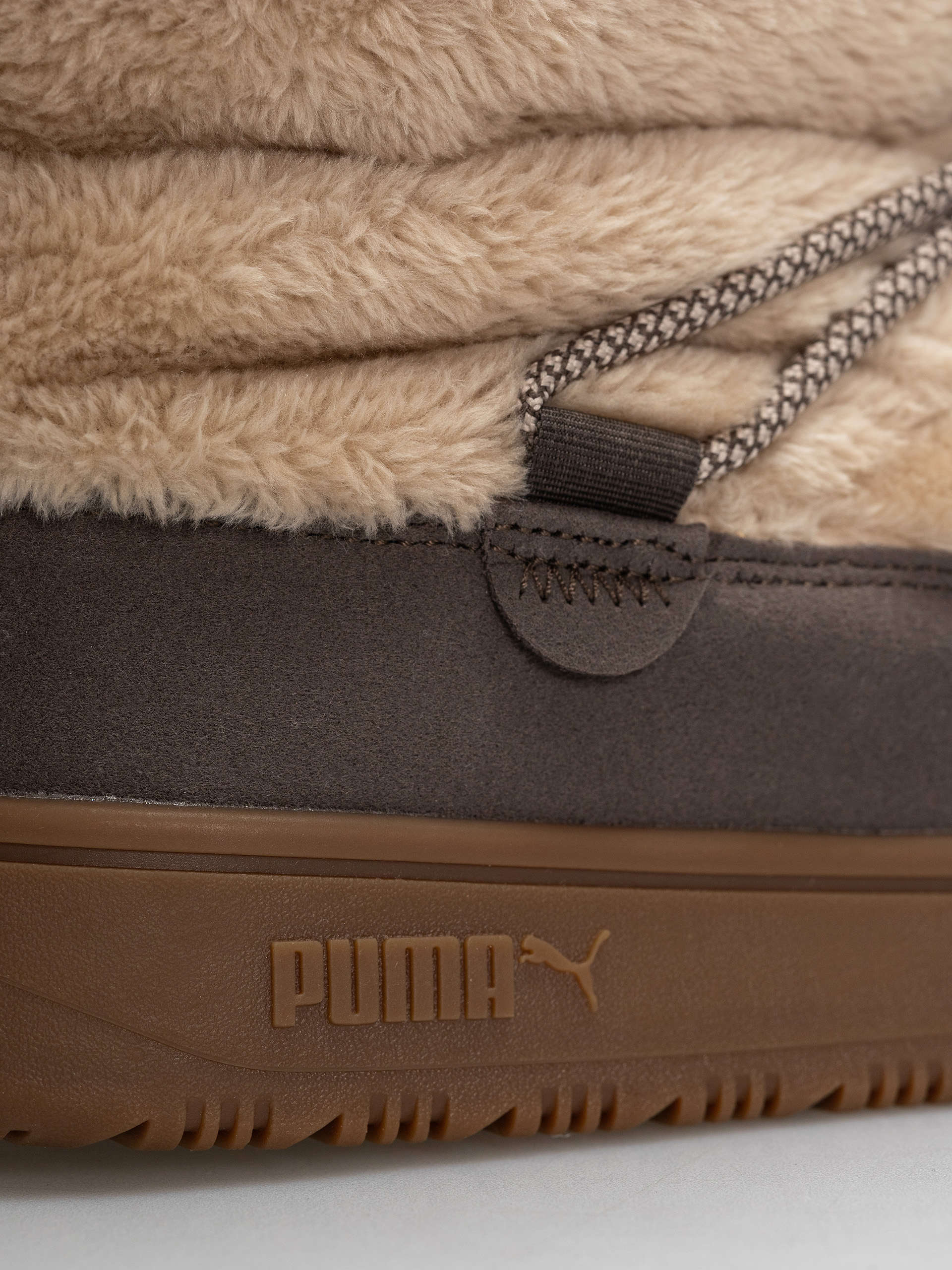 Topánky Puma Snowbae Suede Wmn (birch/matte bronze)