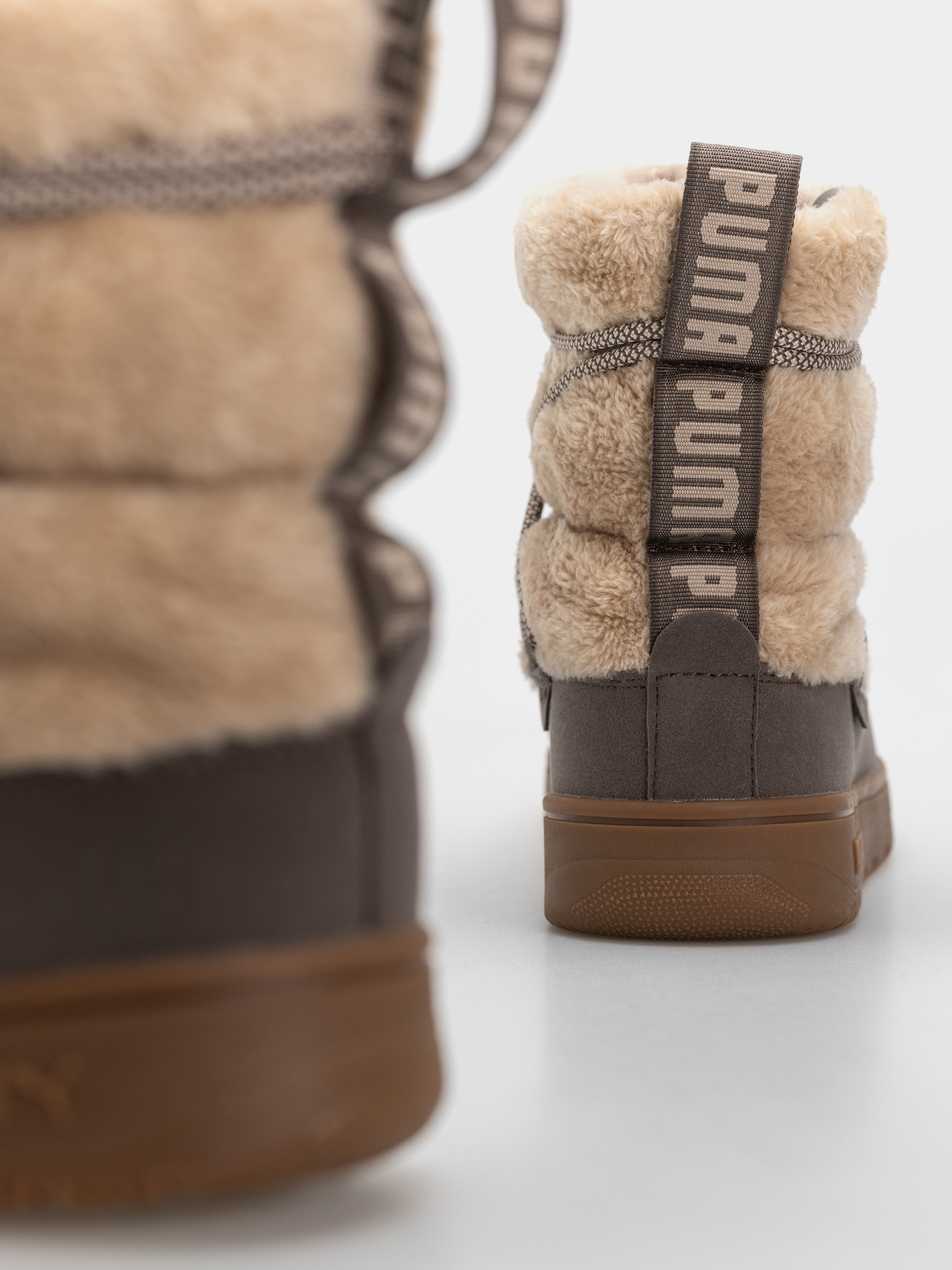 Topánky Puma Snowbae Suede Wmn (birch/matte bronze)