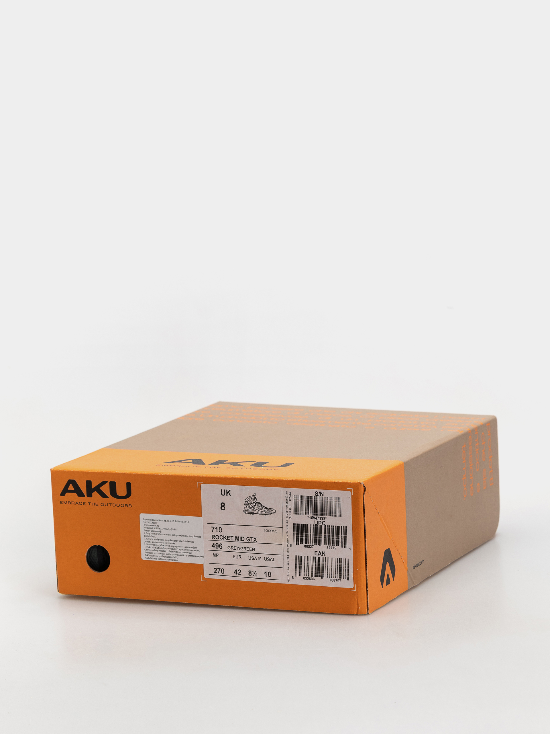 Topánky AKU Rocket Mid GTX (grey/green)