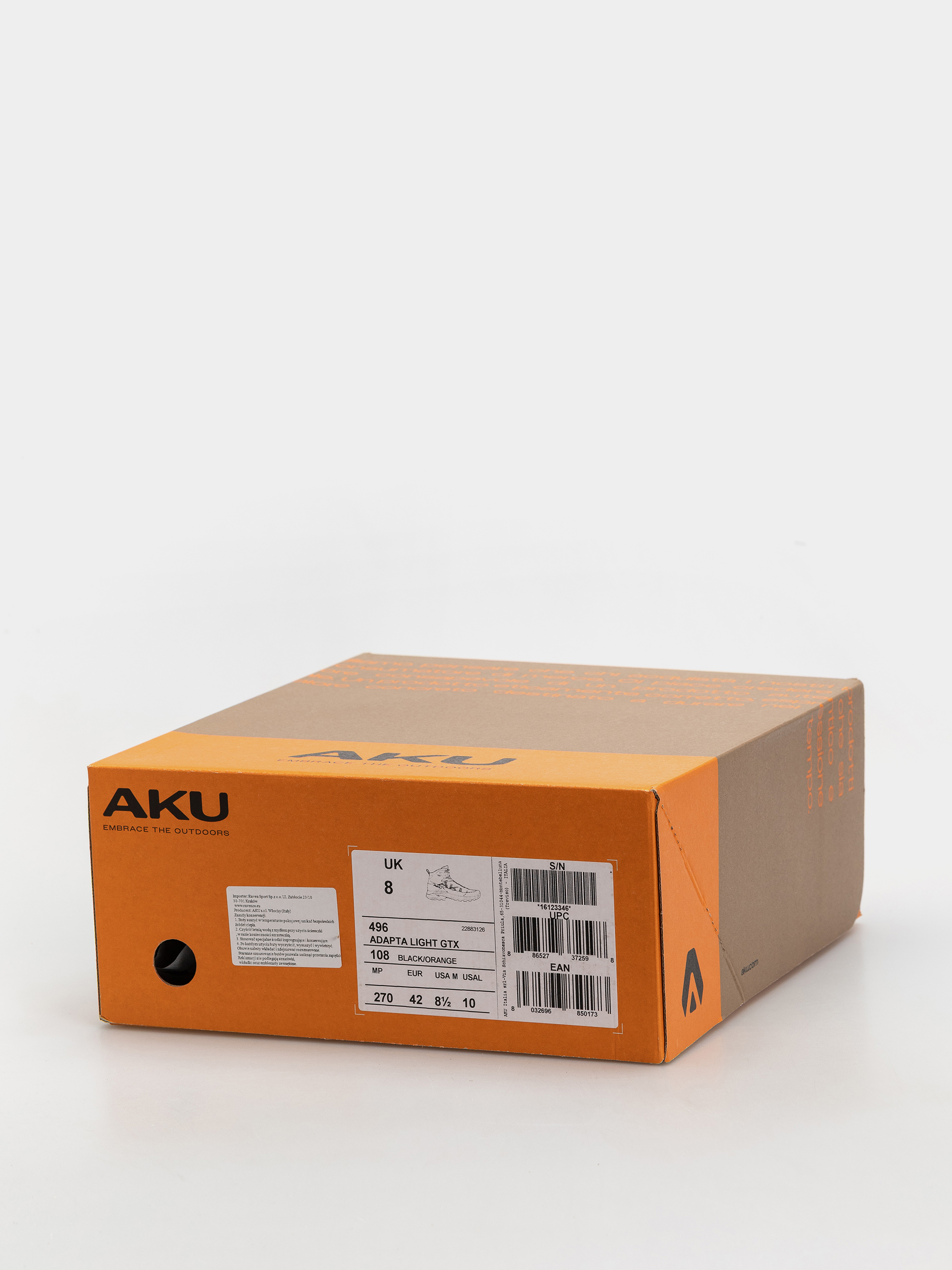 Topánky AKU Adapta Light GTX (black/orange)