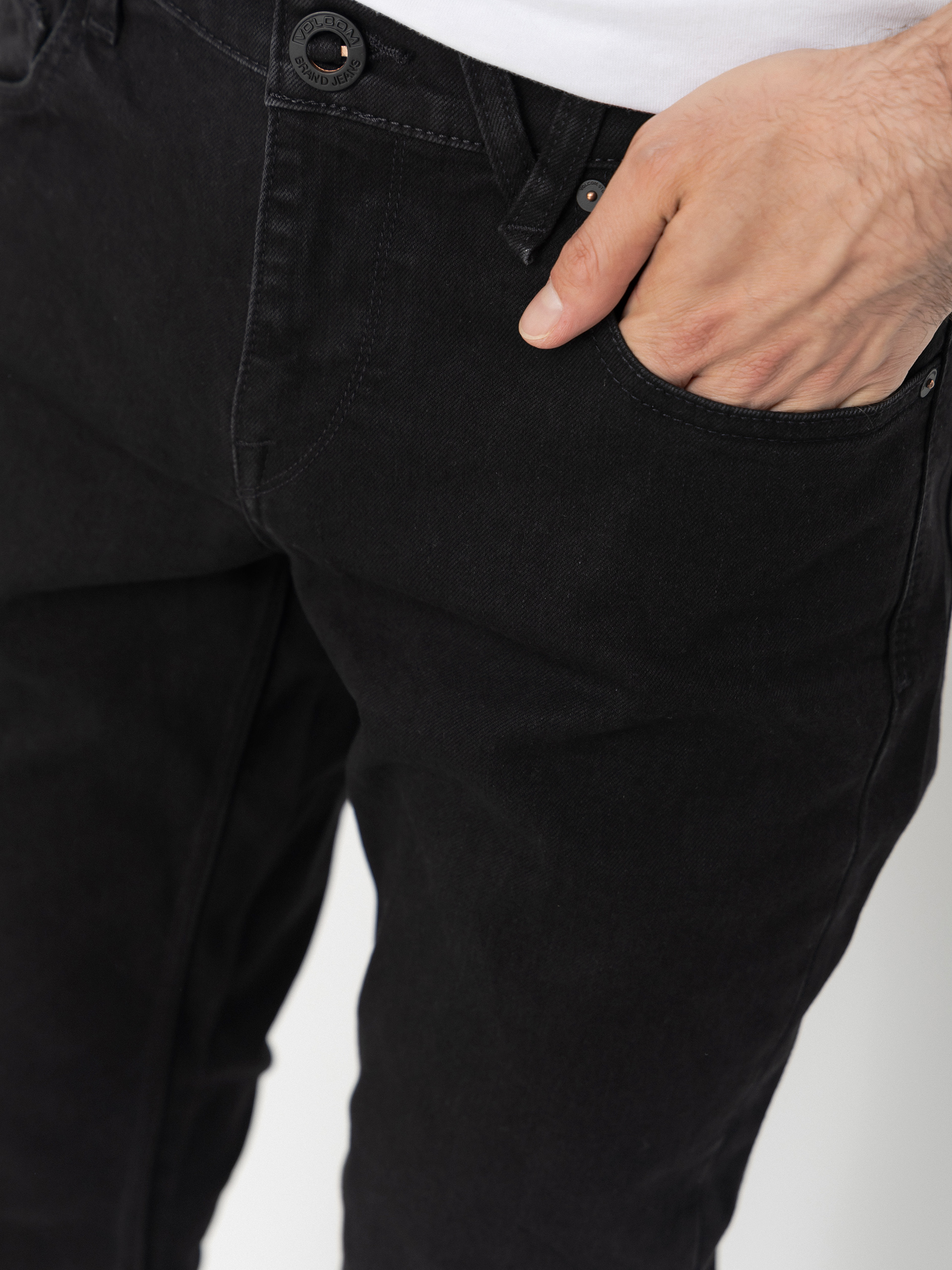 Nohavice Volcom 2X4 (black out)