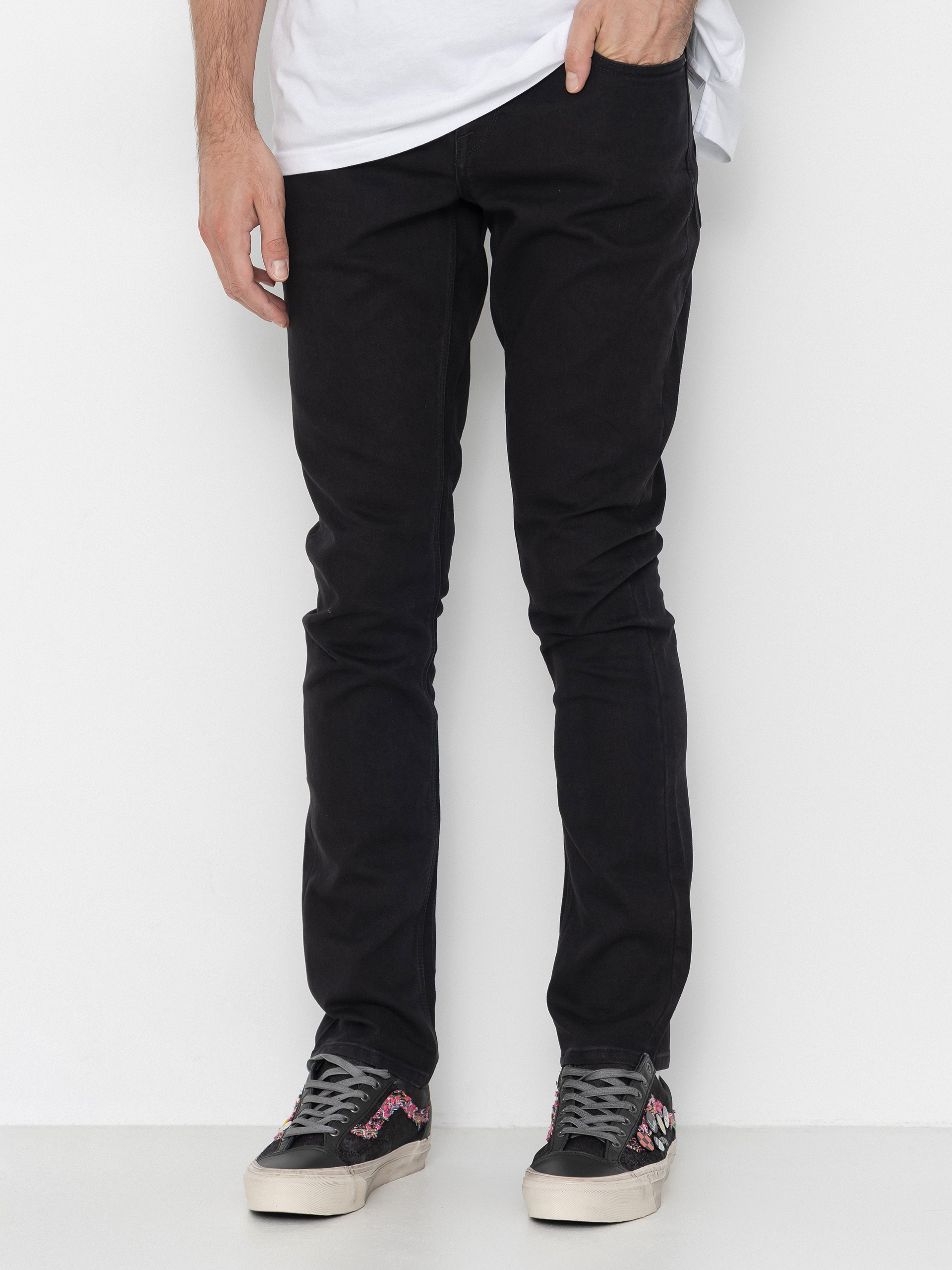 Nohavice Volcom 2X4 (black out)