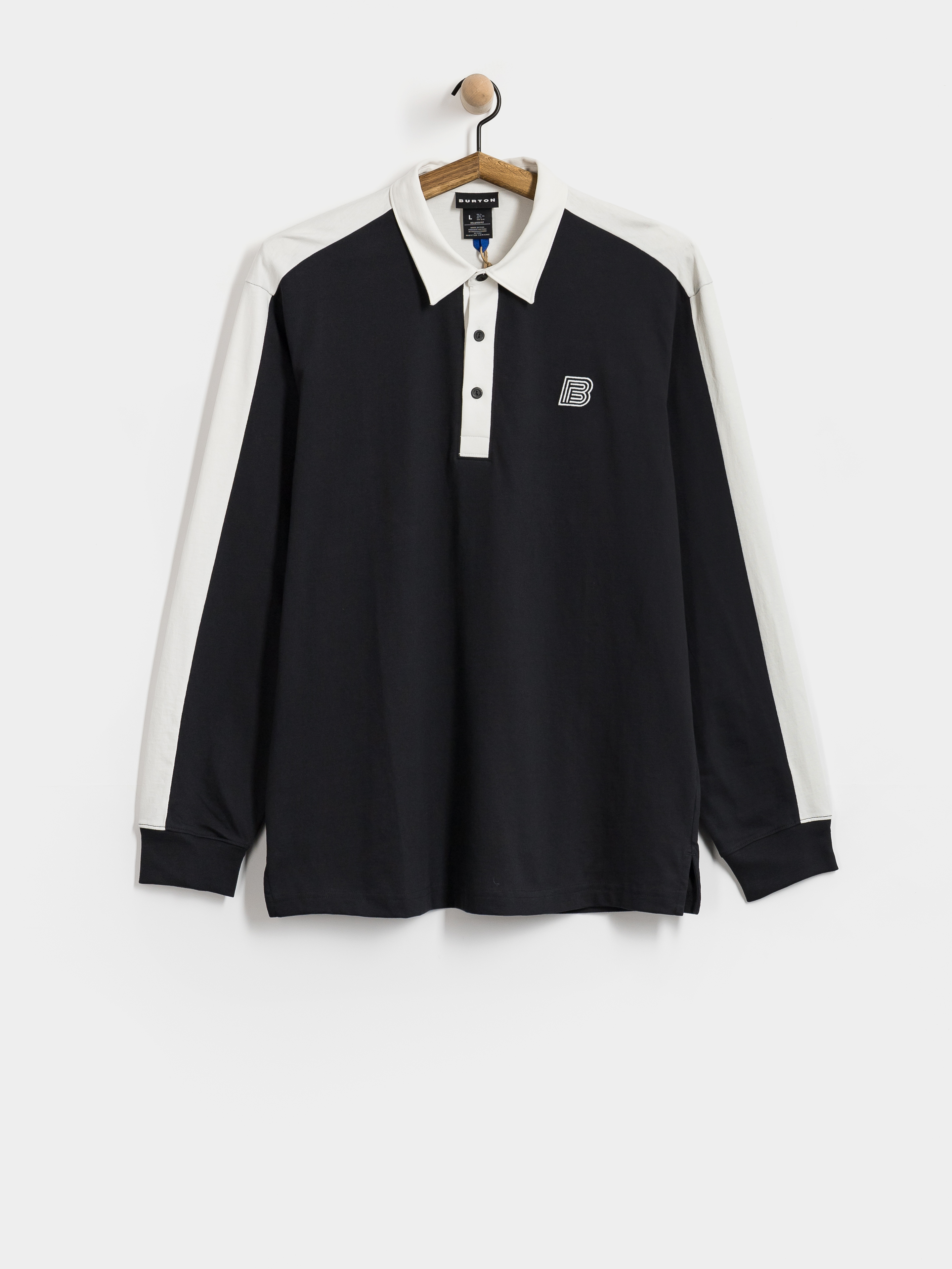 Triko Burton X Zeb Rugby (true black/stout white)