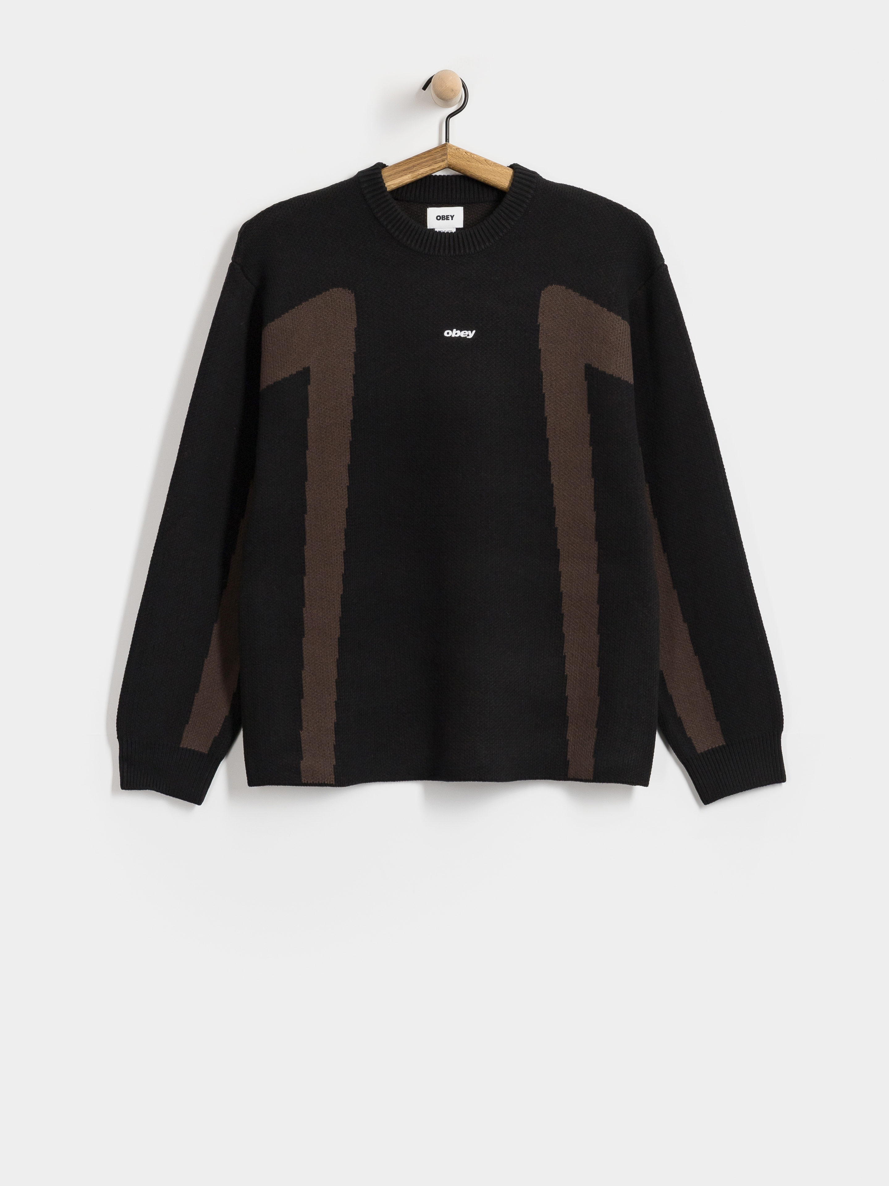 Sveter OBEY Brann (digital black multi)