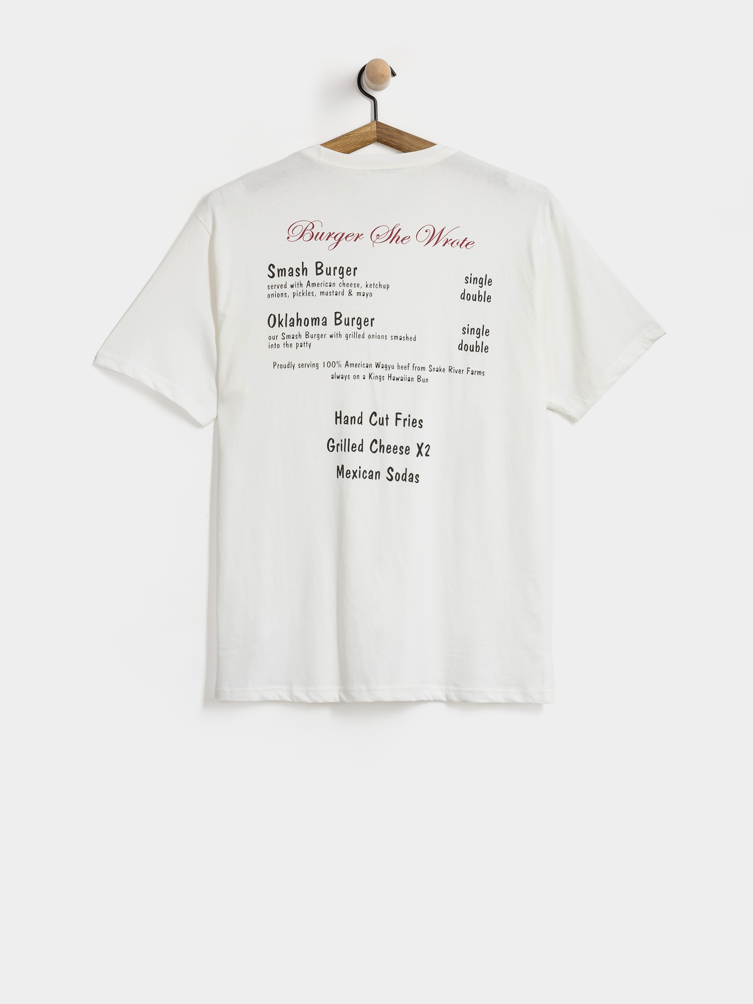 Triu010dko Brixton Burger She Wrote Pocket (white)