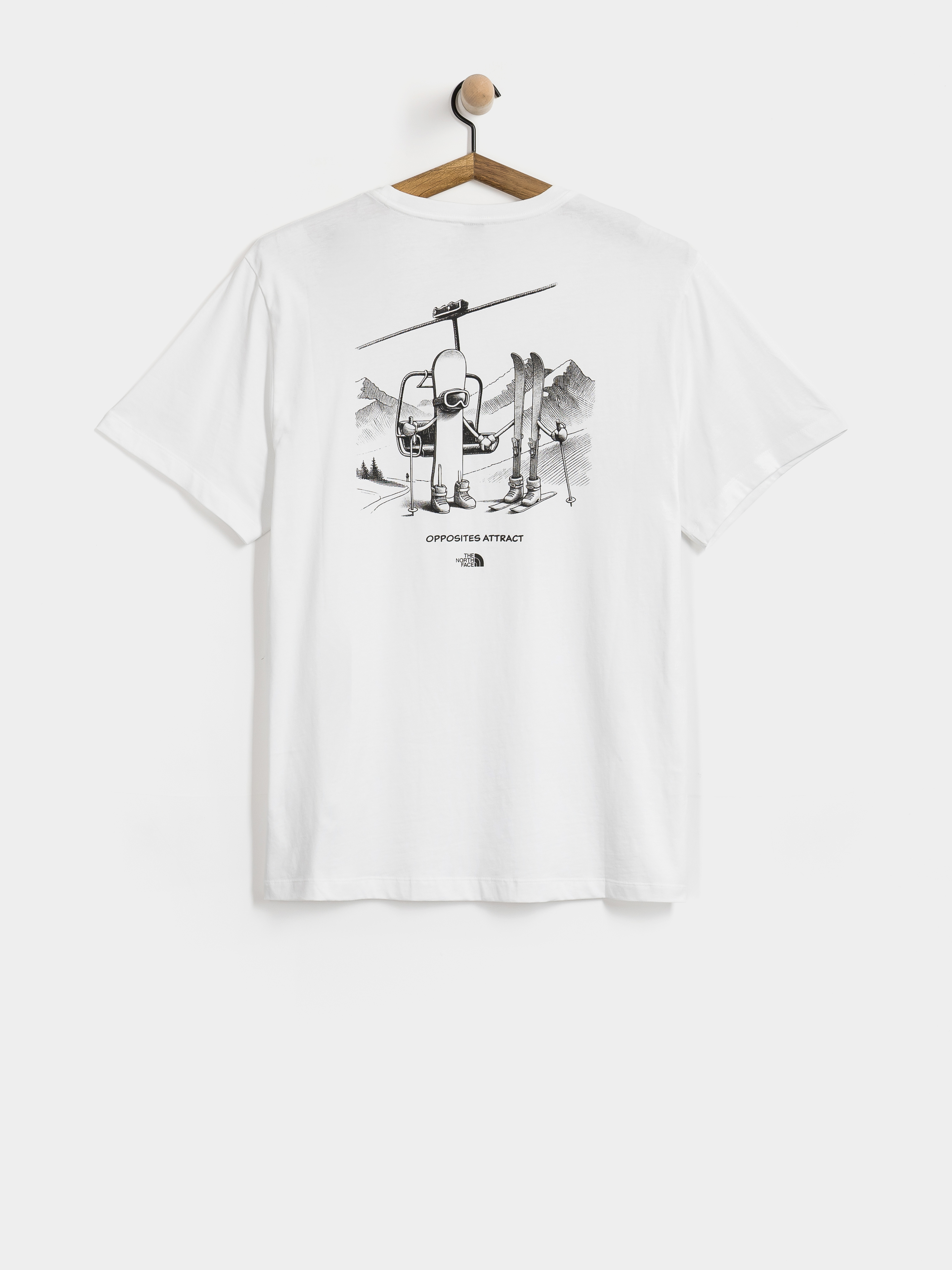 Tričko The North Face Opposites Attract Relaxed (tnf white)