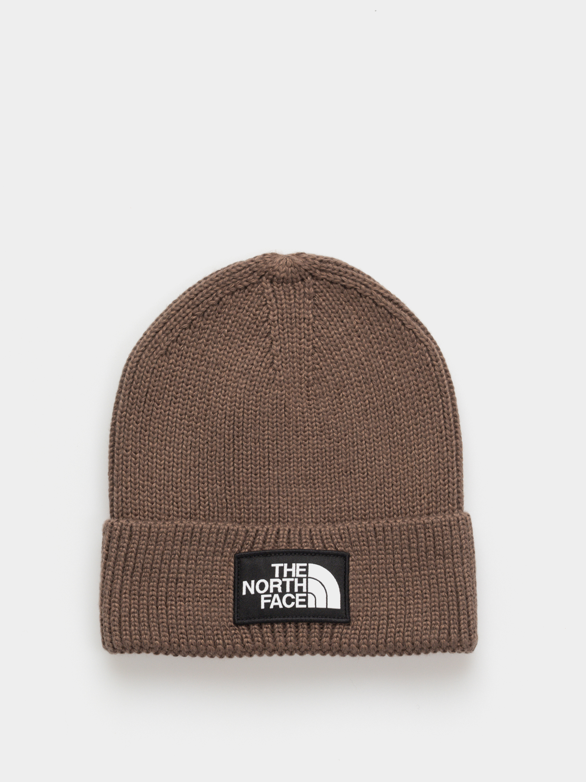 Čiapka The North Face Tnf Logo Box Cuffed (smokey brown)