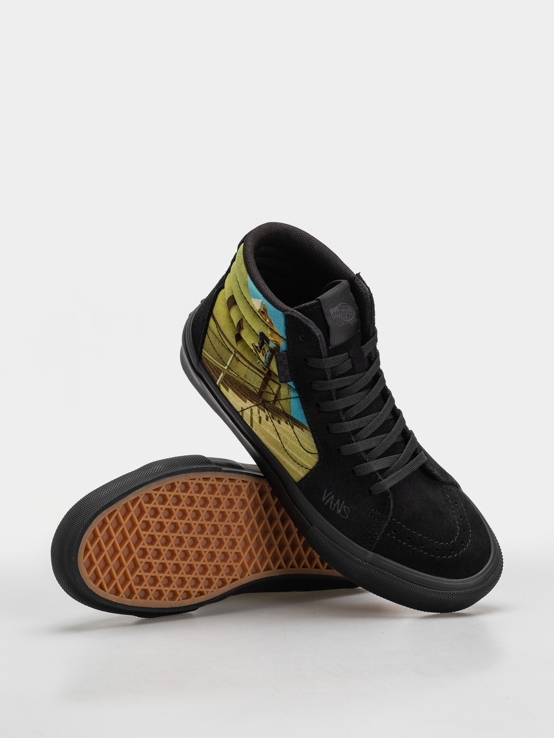 Topánky Vans Skate Sk8 Hi (black/multi)