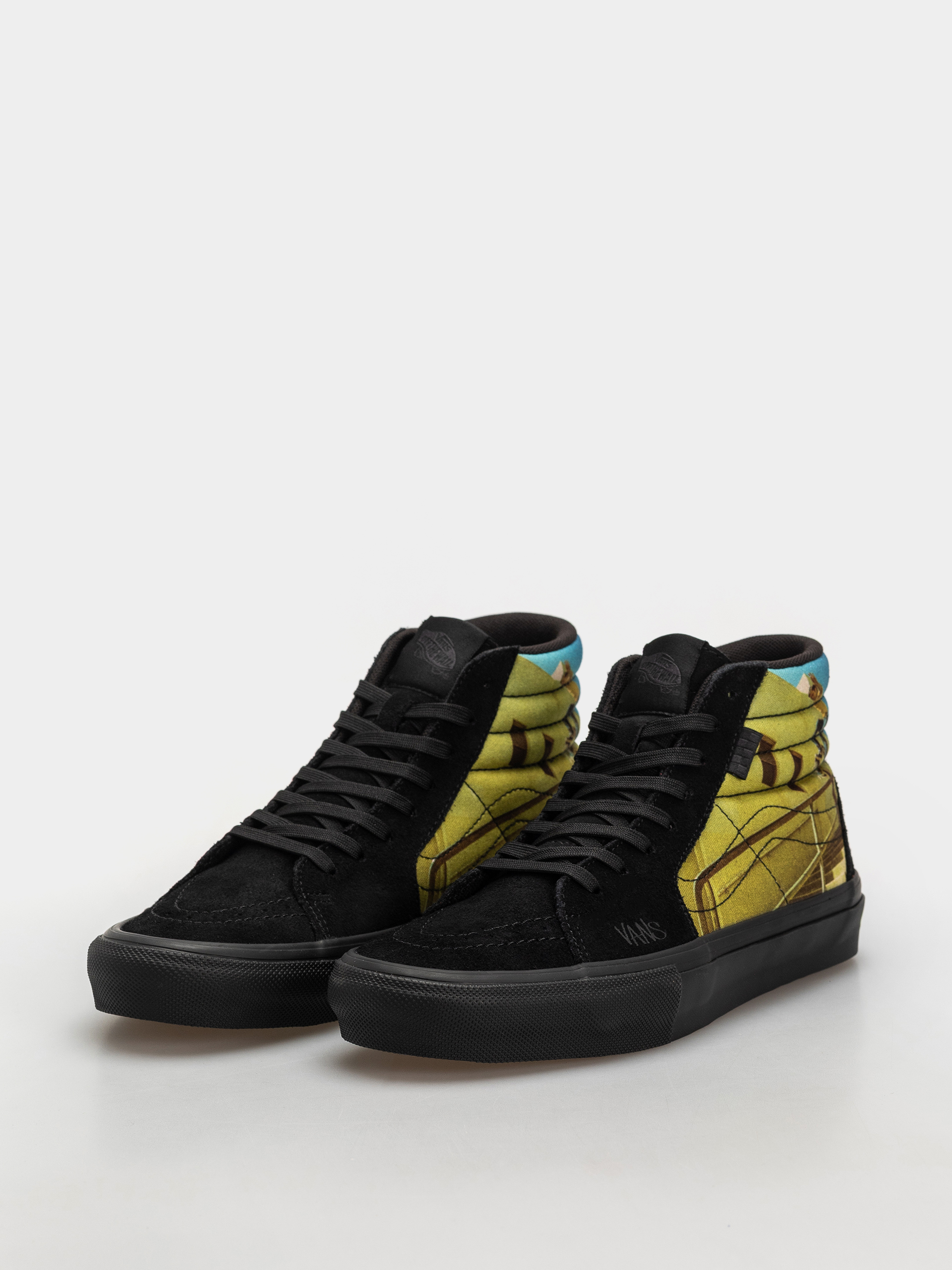Topánky Vans Skate Sk8 Hi (black/multi)