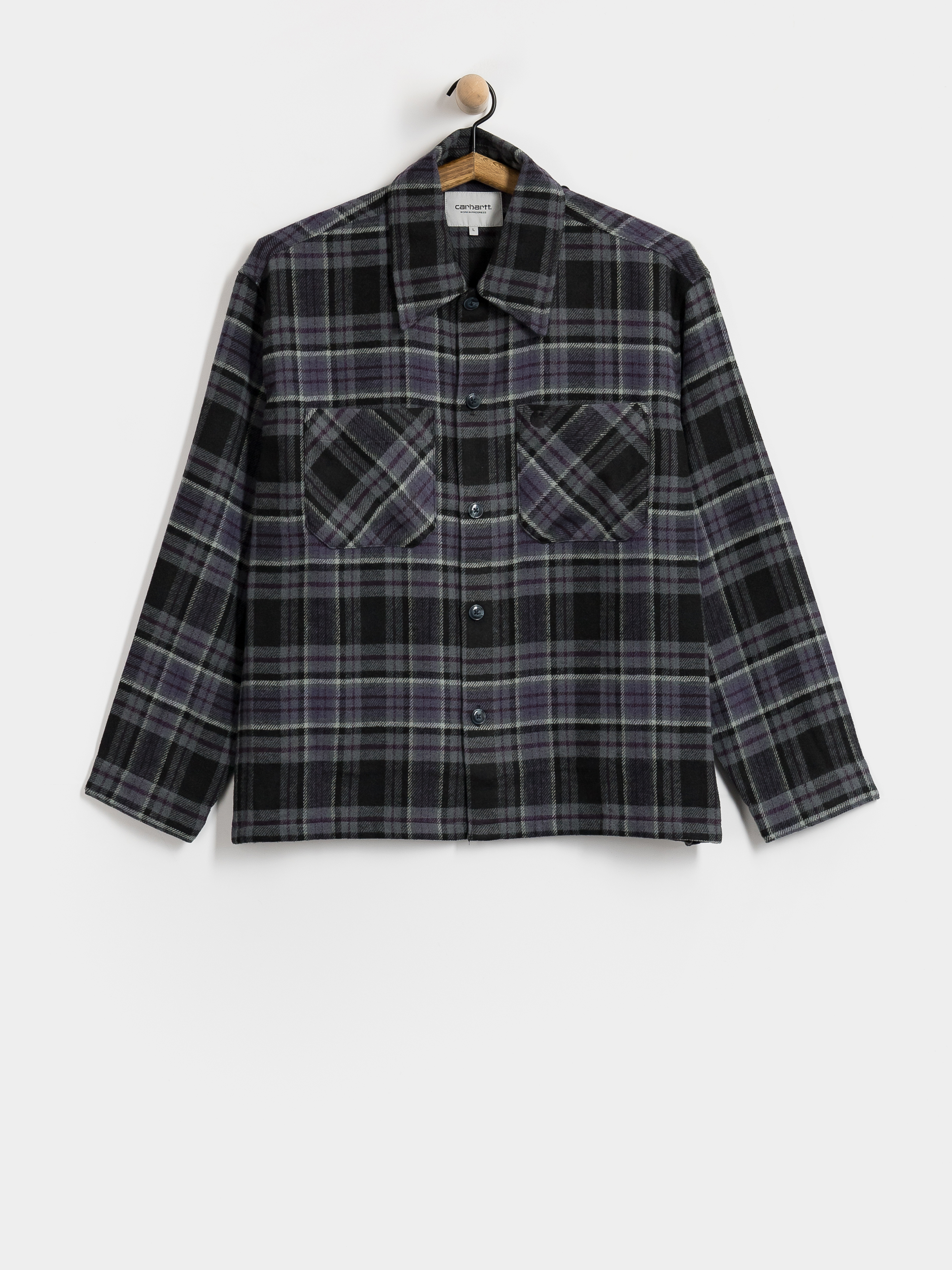 Košeľa Carhartt WIP Parson (parson check shady purple)