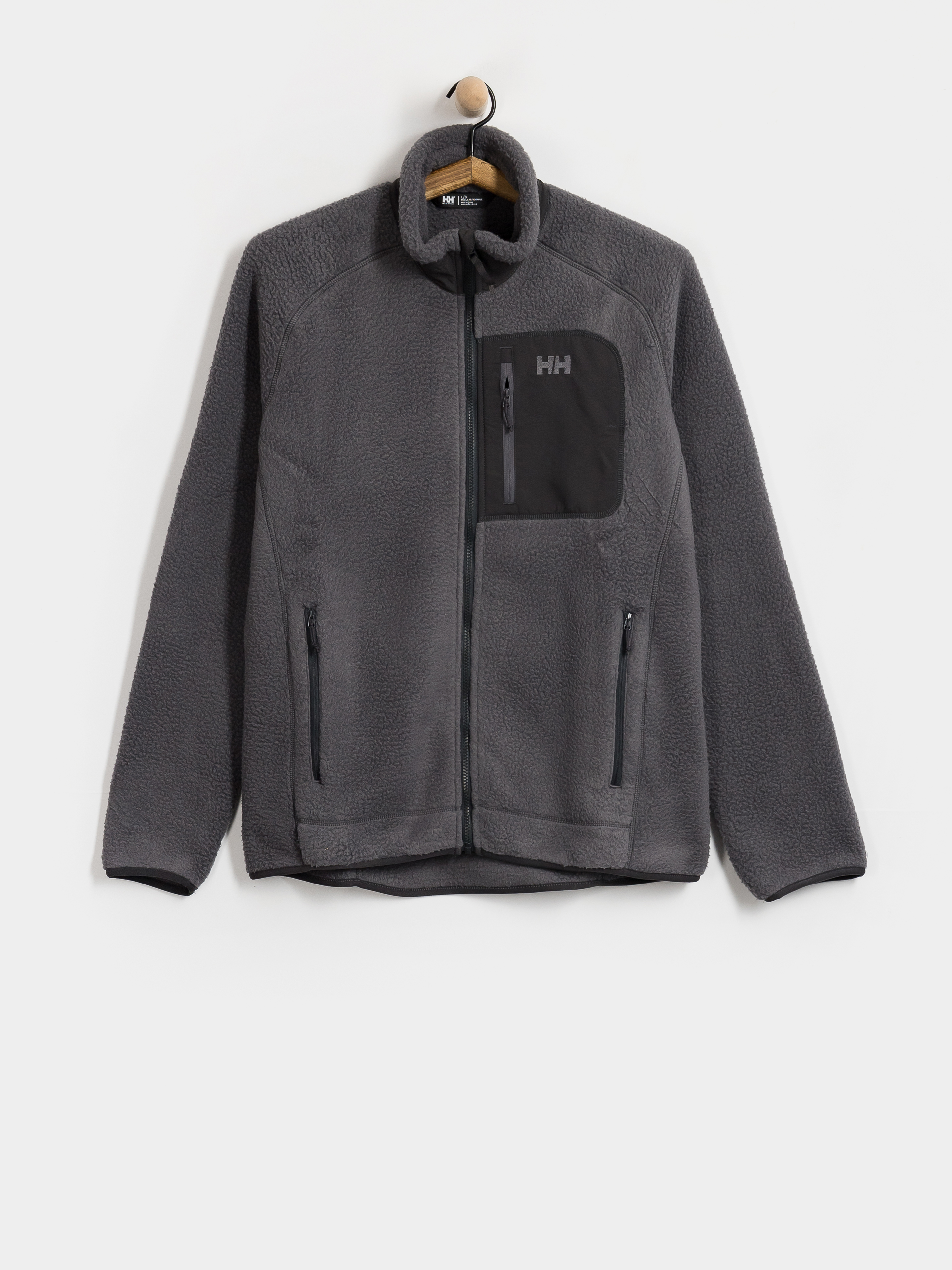 Flu00edsovu00e1 mikina Helly Hansen Panorama Pile Block (thunder grey)