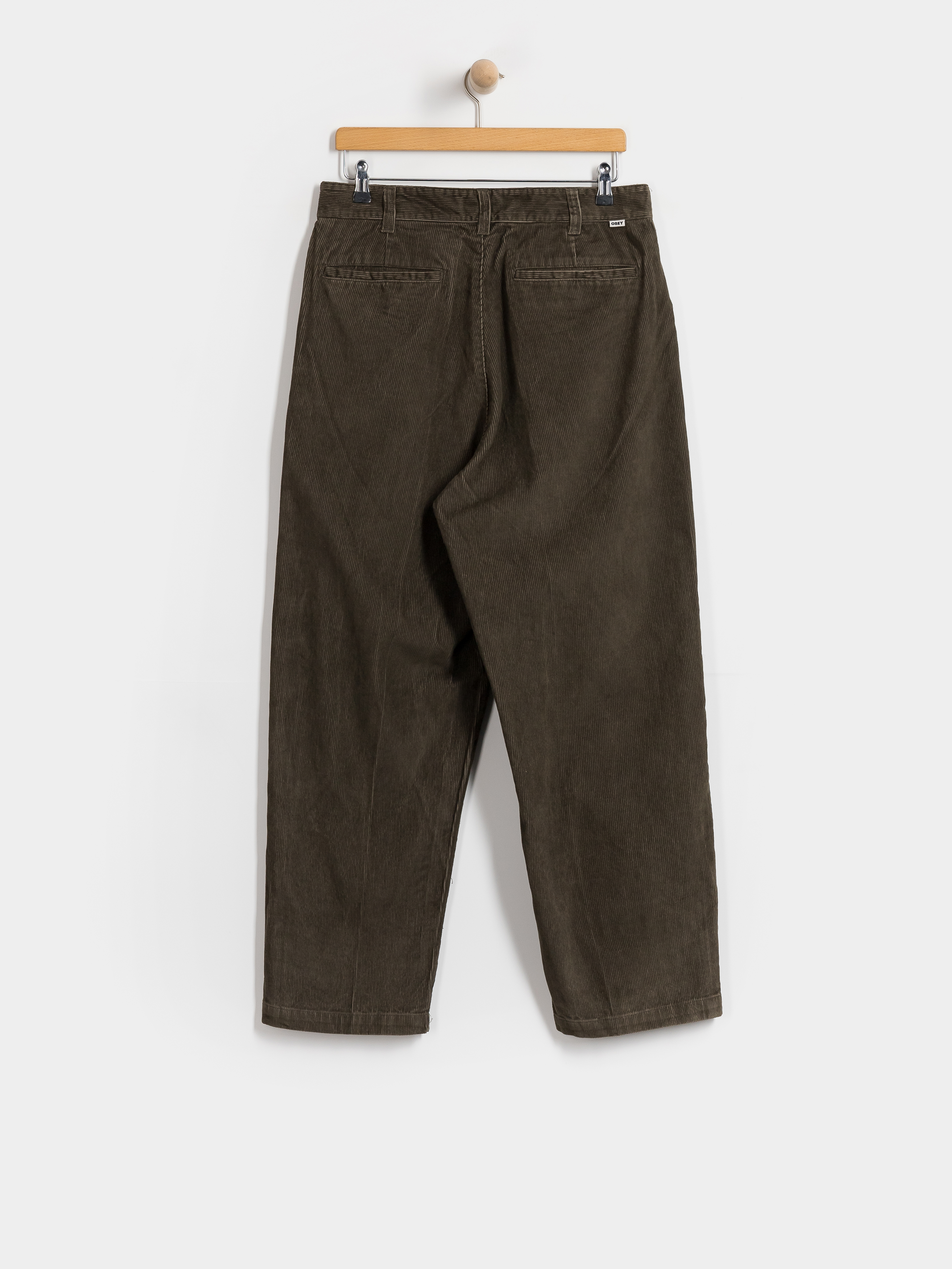 Nohavice OBEY Dean Faded Wash Cord (wren faded wash)