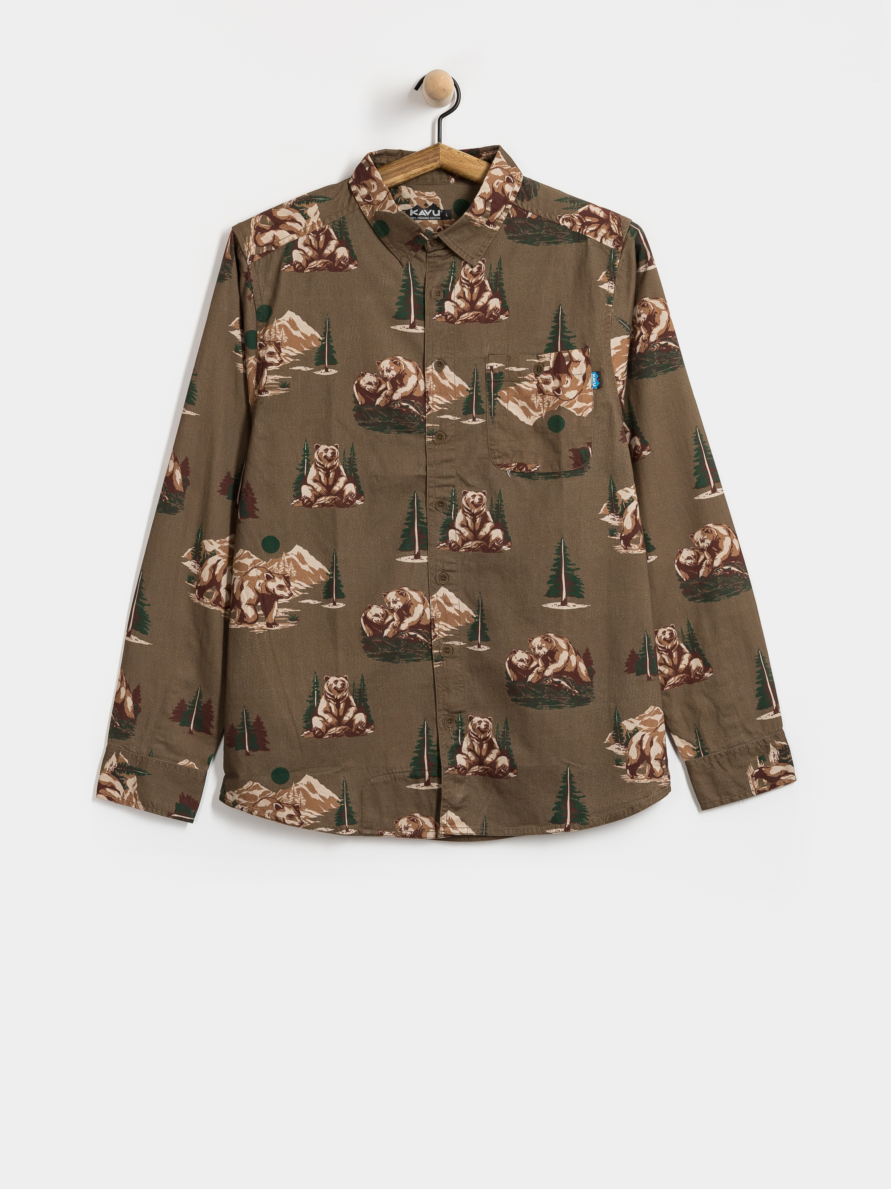 Košeľa Kavu Westerly (grizzly)