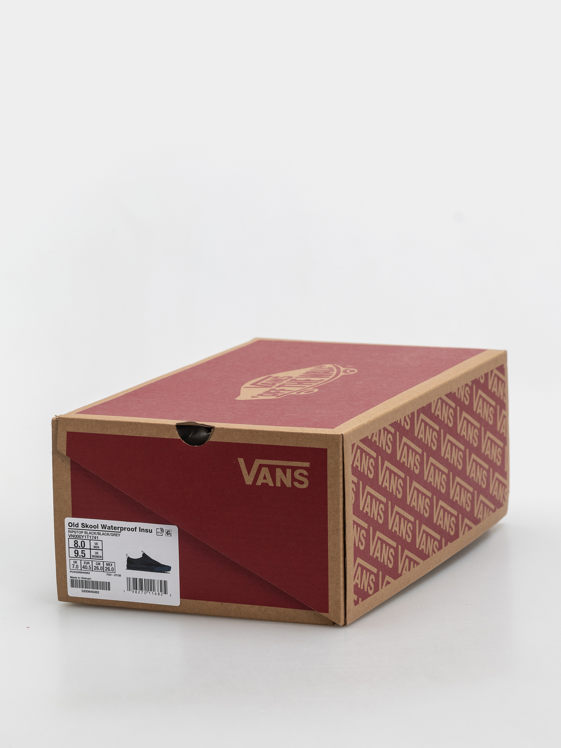 Topánky Vans Old Skool Waterproof Insulated Mte (black/black/gry)