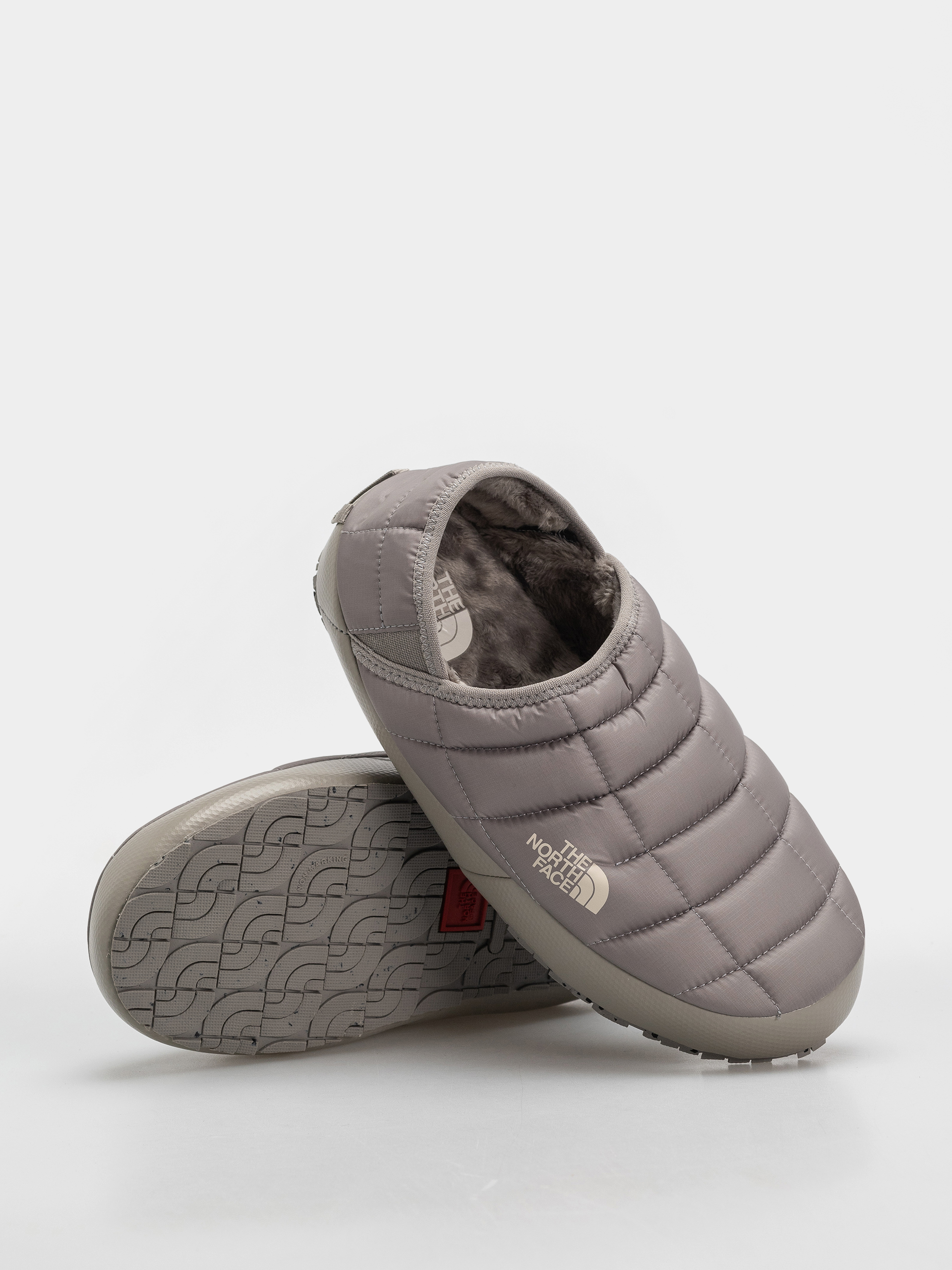 Topánky The North Face Thermoball Traction Mule V (stone slab/calacatta)