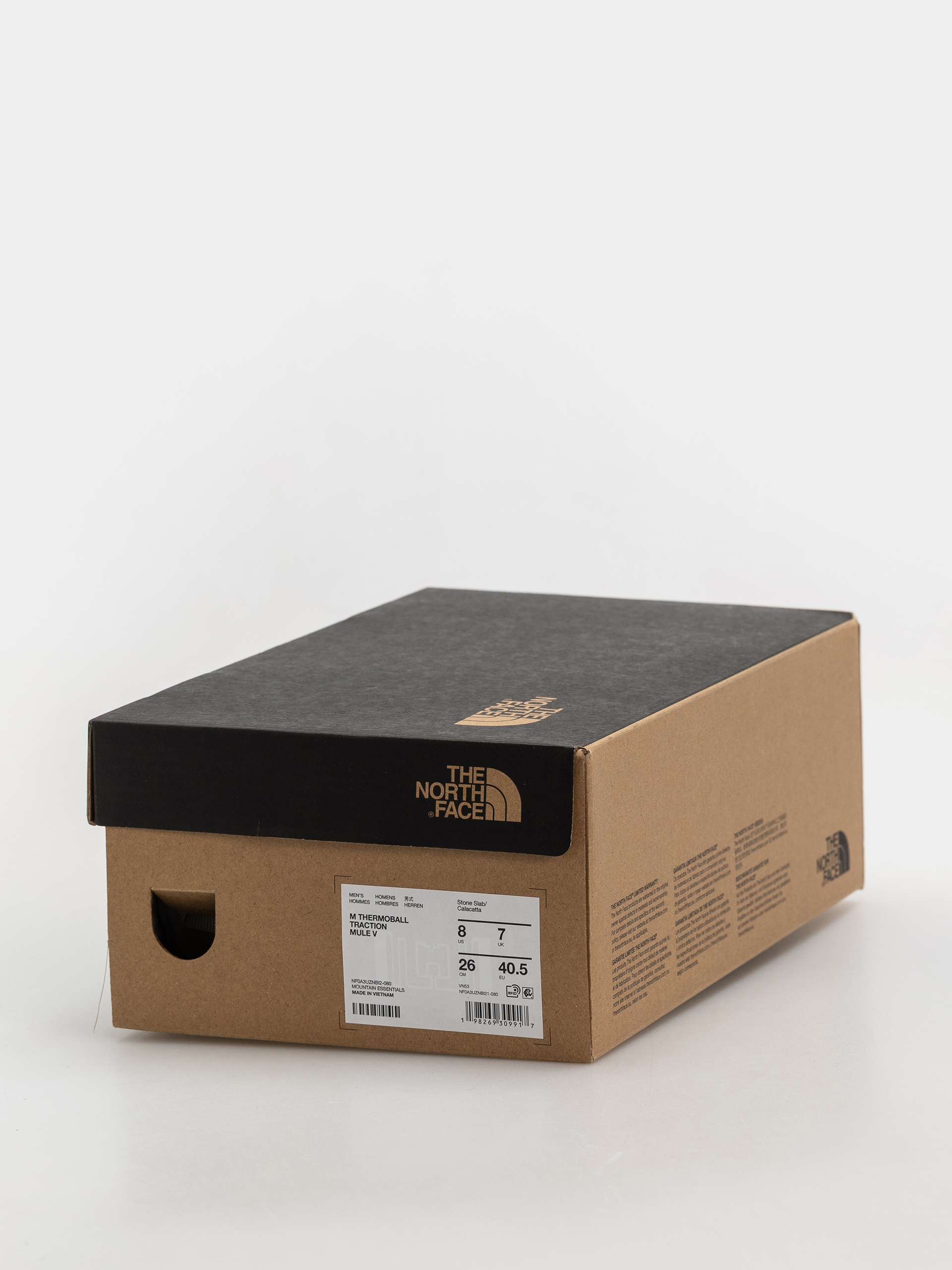 Topánky The North Face Thermoball Traction Mule V (stone slab/calacatta)