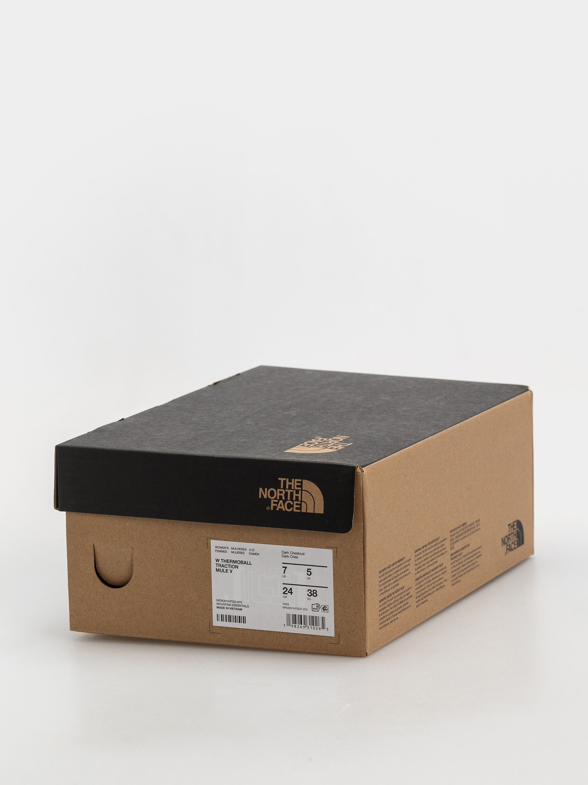 Topánky The North Face Thermoball Traction Mule V Wmn (dark chestnut/dark chestnut)
