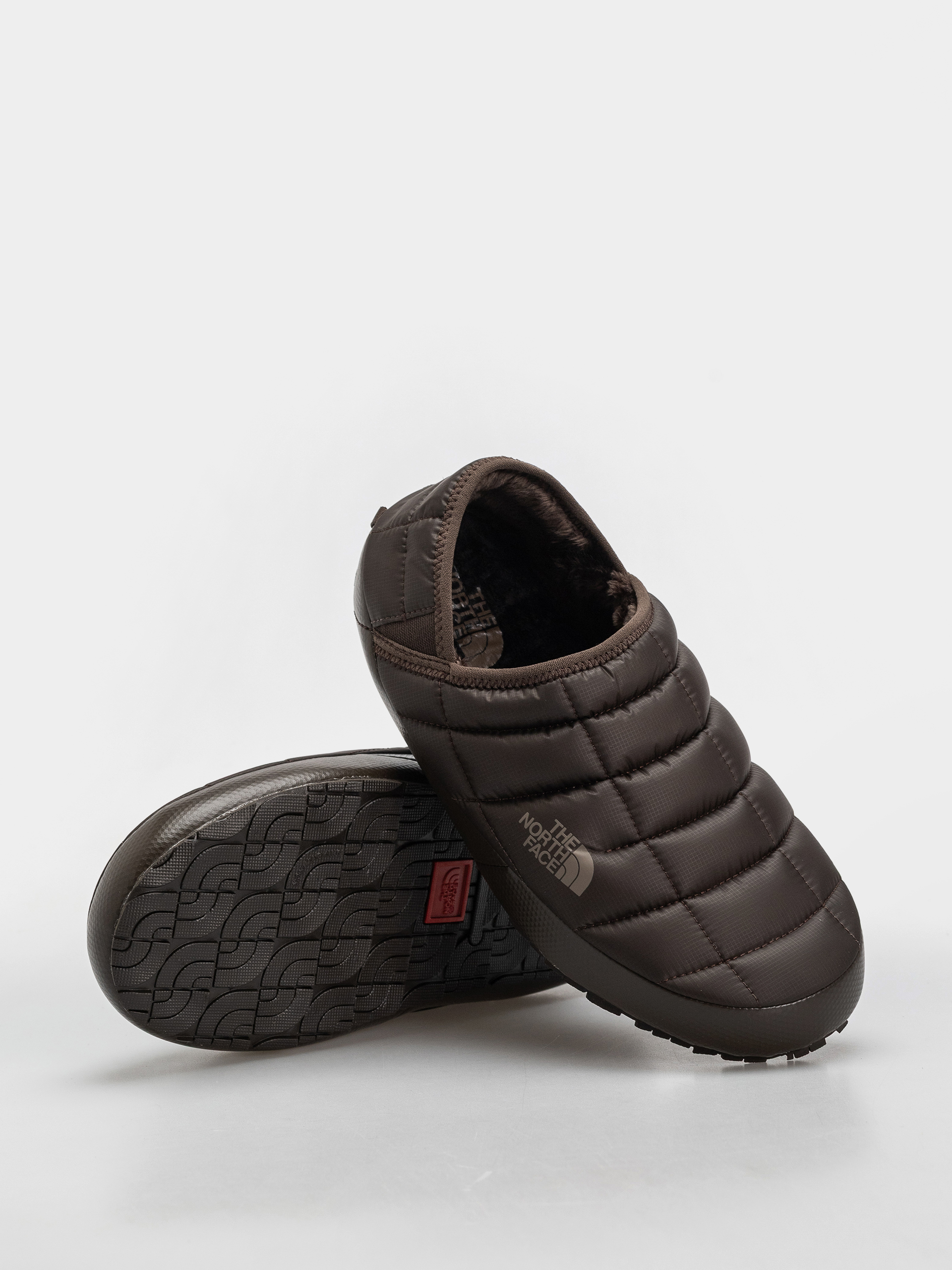 Topánky The North Face Thermoball Traction Mule V (dark chestnut/tnf black)